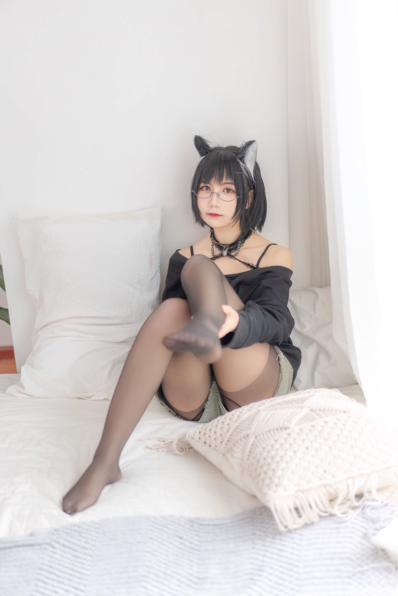 COSER美女逐月su 日常猫娘 [27P]