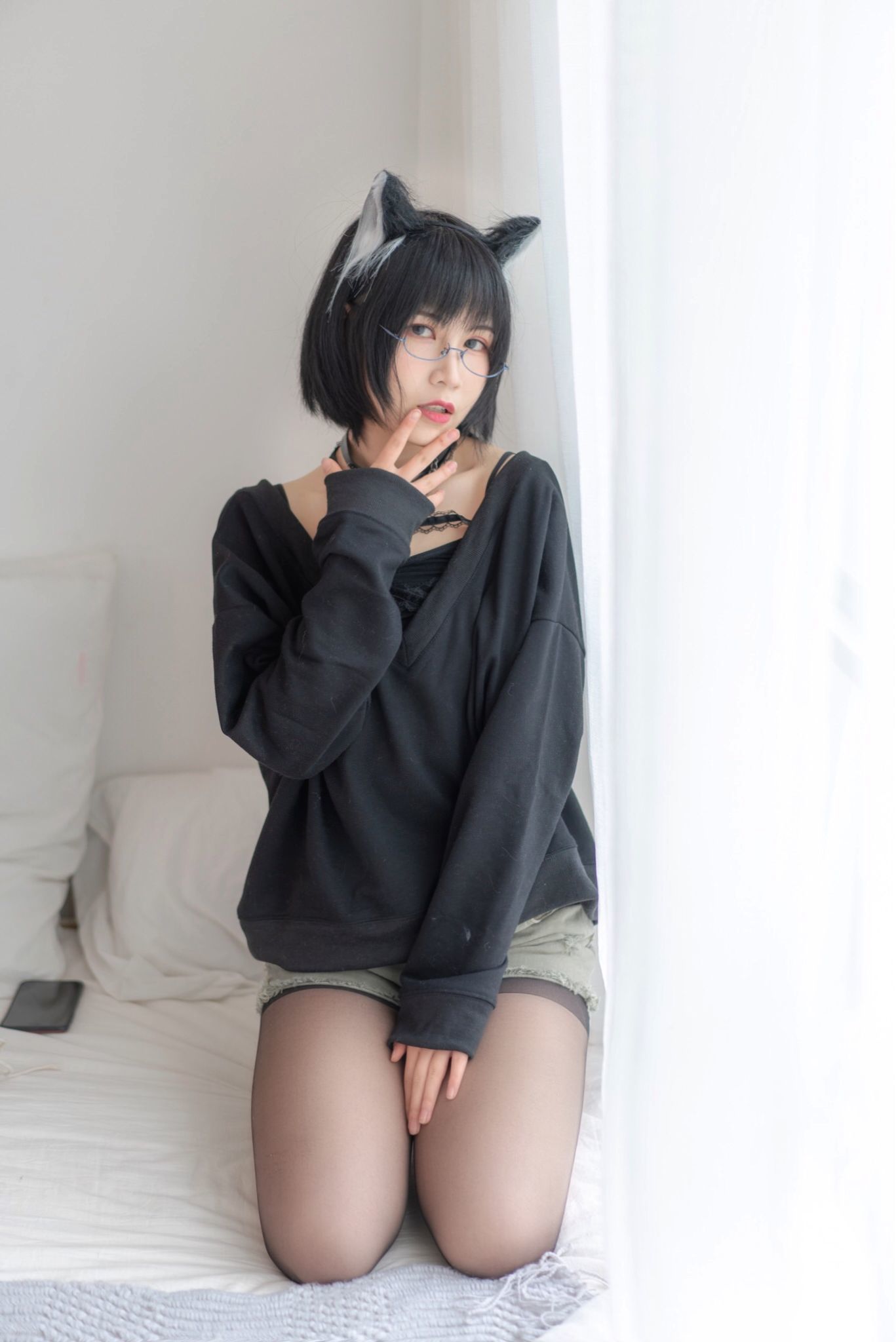 COSER美女逐月su 日常猫娘 [27P]