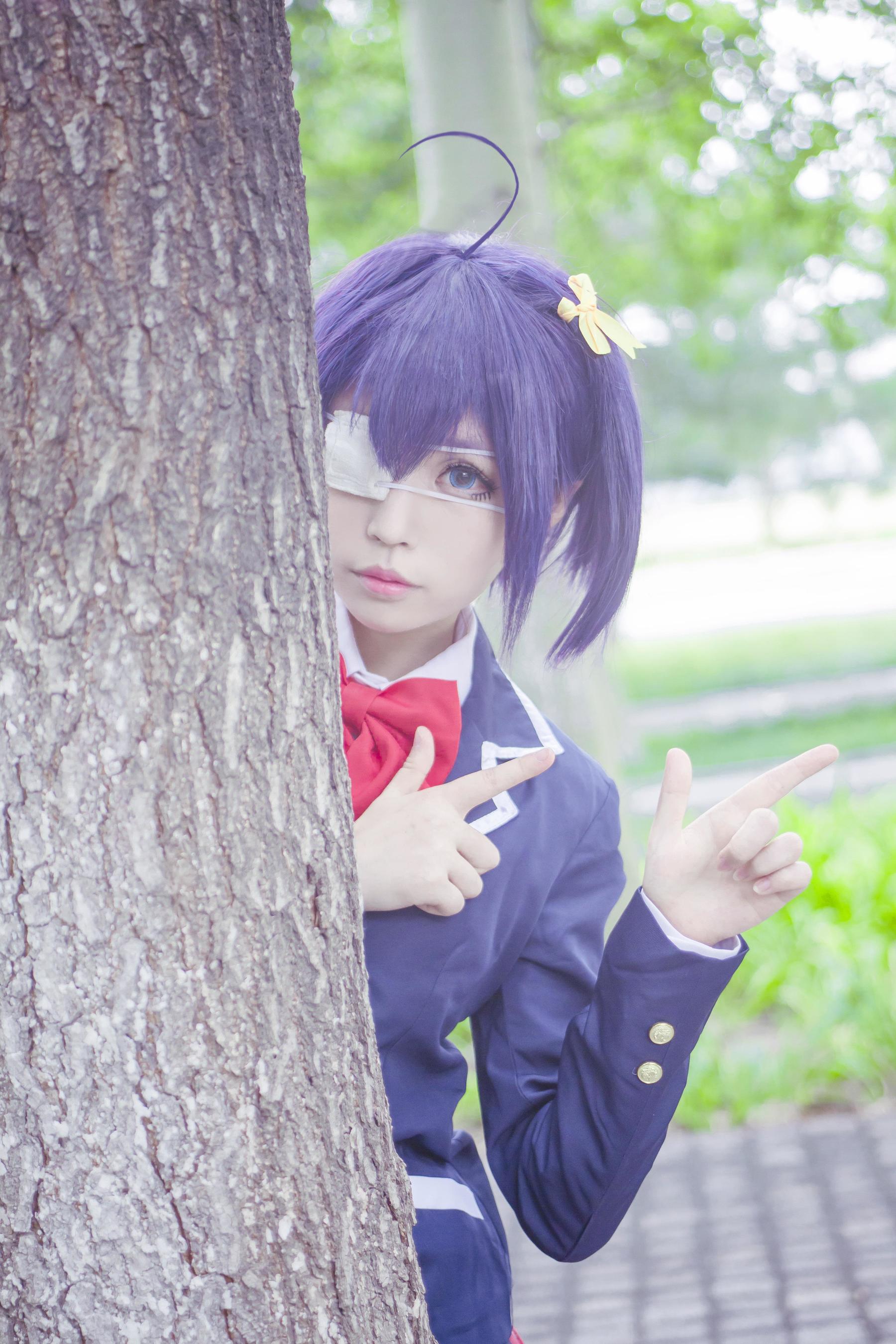 [Cosplay写真] 萌妹白易子教主 – 中二病也要谈恋爱 [10P]