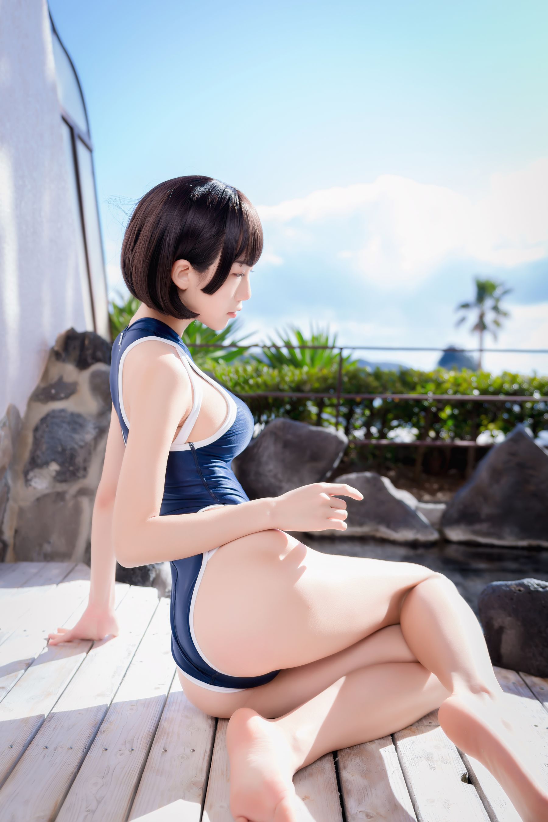 动漫博主水淼aqua – 竞泳水着 [40P]