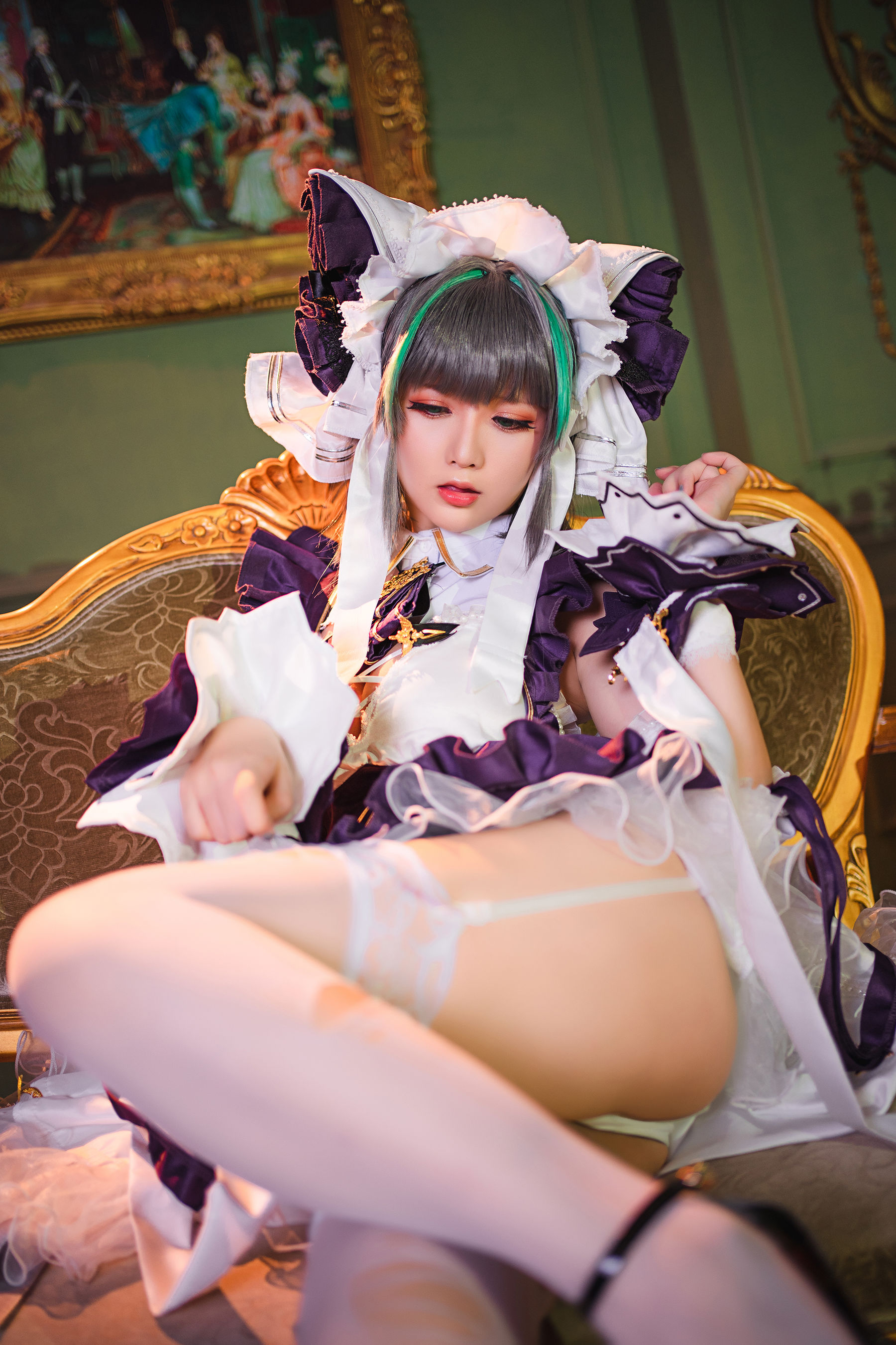 Coser小姐姐星之迟迟 – 柴郡 碧蓝航线 [15P]
