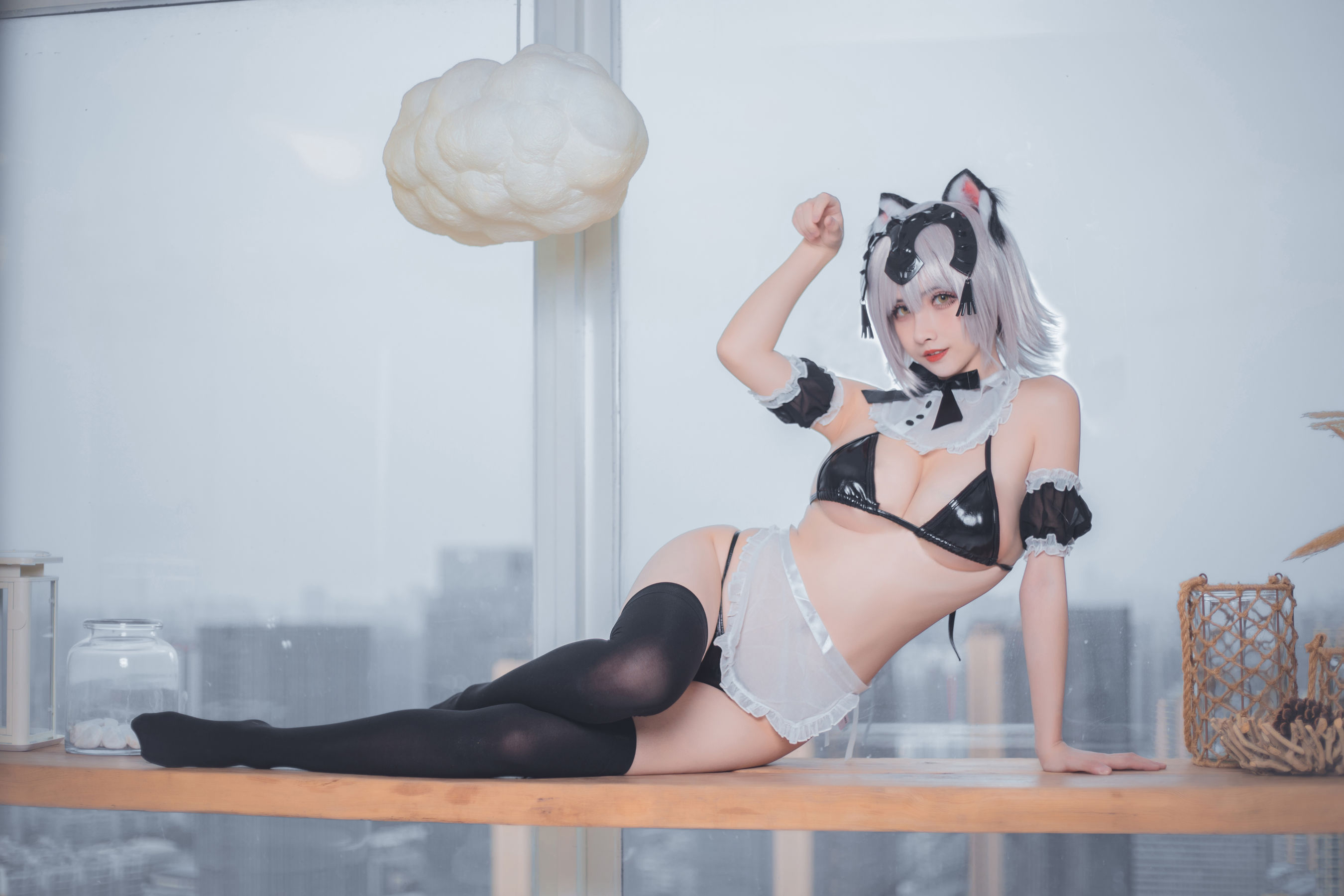 COS福利rioko凉凉子 七夕 月球女友 [42P]