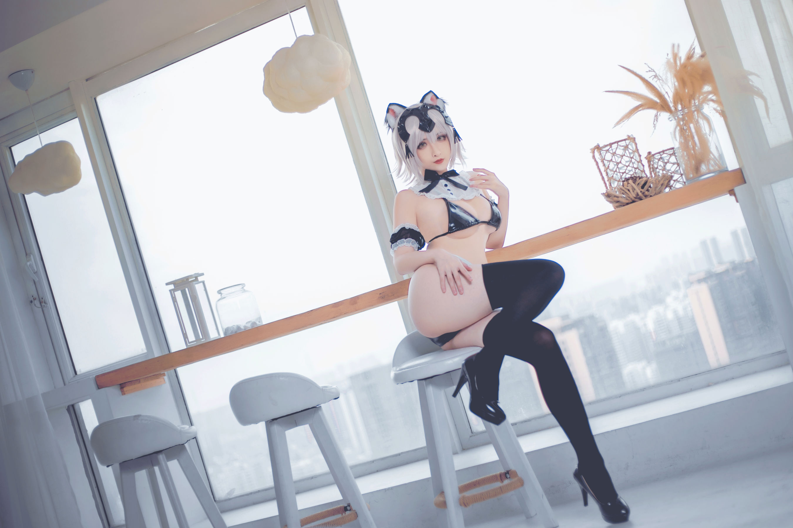 COS福利rioko凉凉子 七夕 月球女友 [42P]