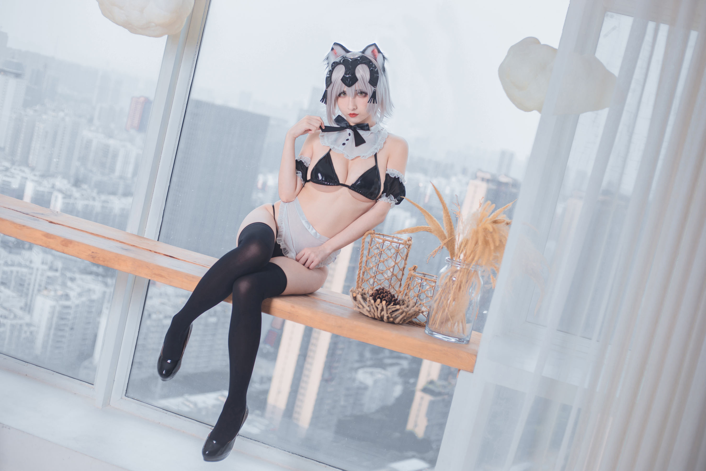 COS福利rioko凉凉子 七夕 月球女友 [42P]