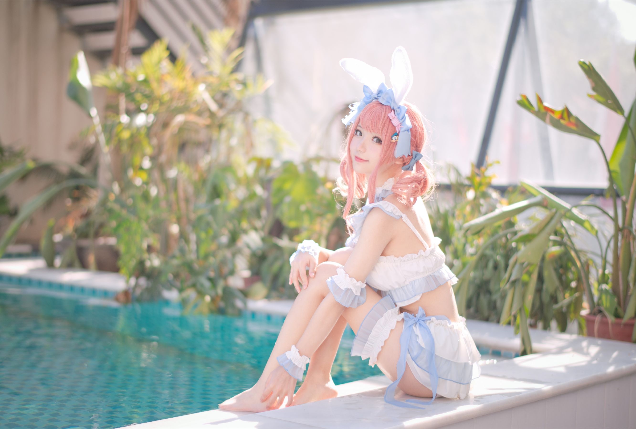 花柒Hana – 夏日甜芯 泳装 [37P]