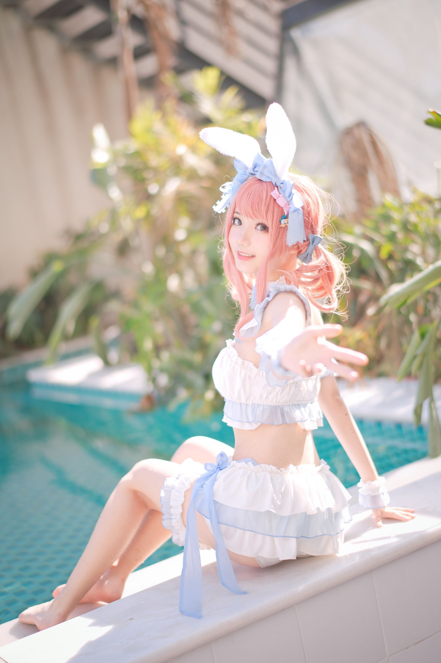 花柒Hana – 夏日甜芯 泳装 [37P]