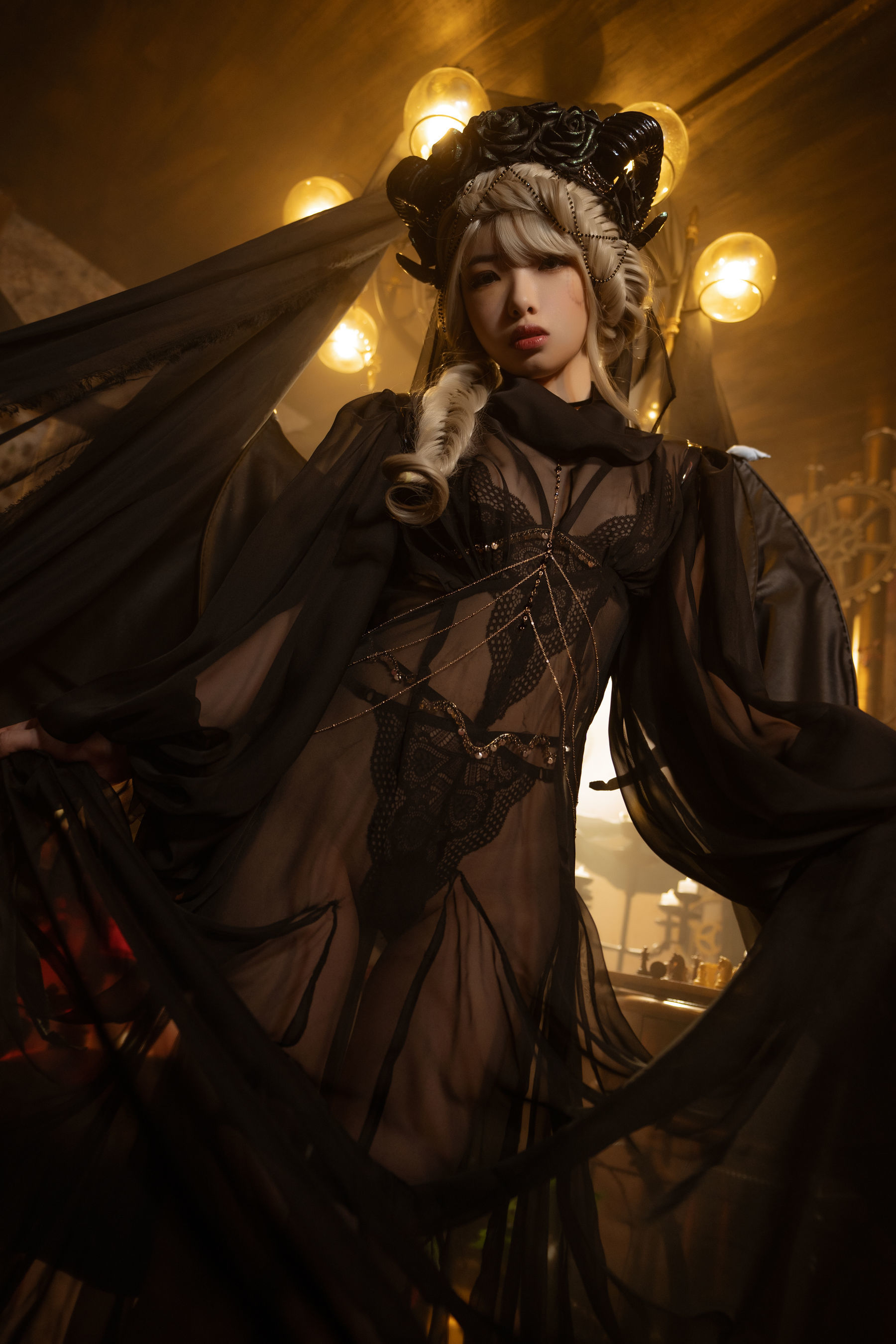 [萝莉COS] 雯妹 – 魅魔 gothic devil [16P]