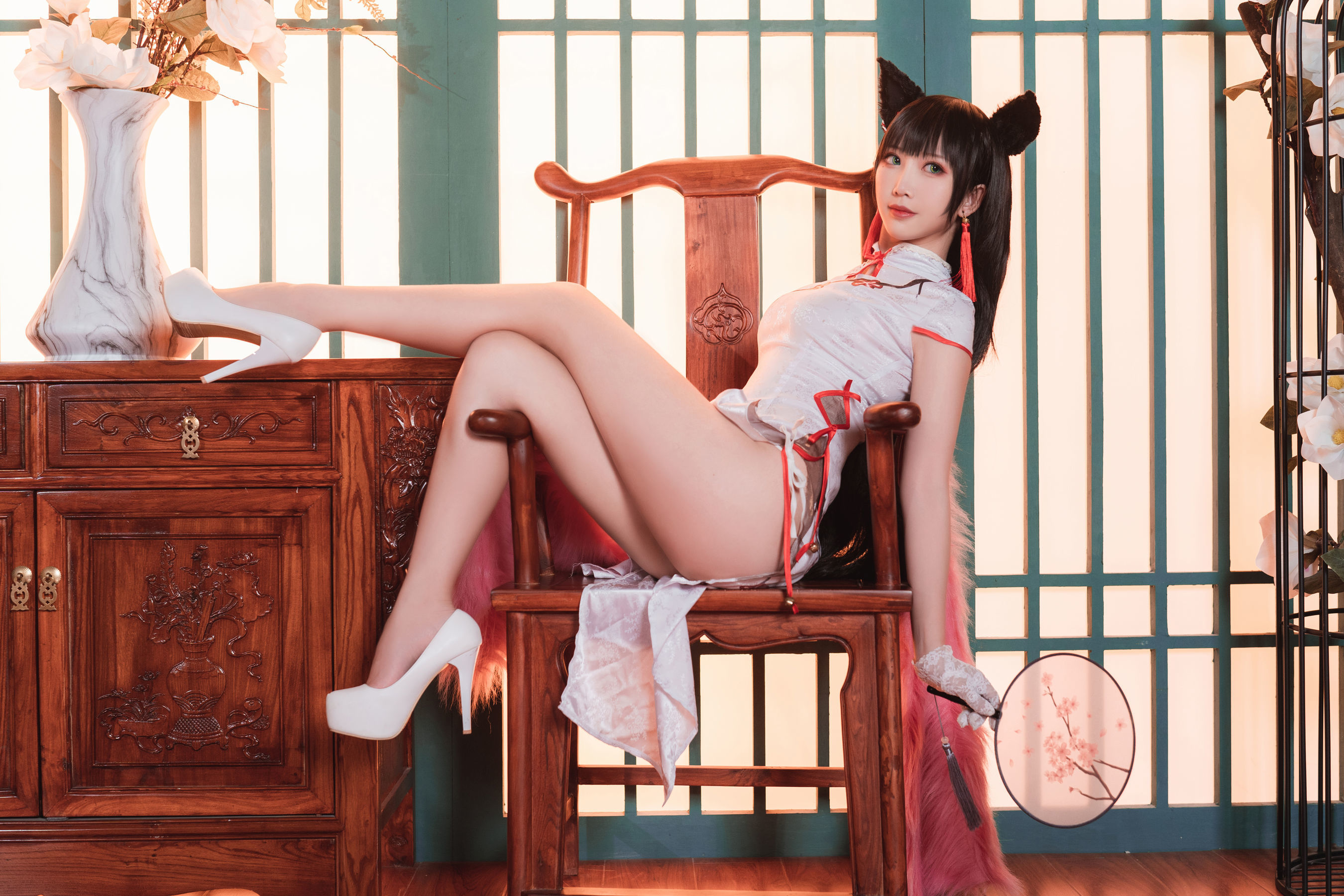 可爱人气Coser面饼仙儿 – 旗袍爱宕 [25P]
