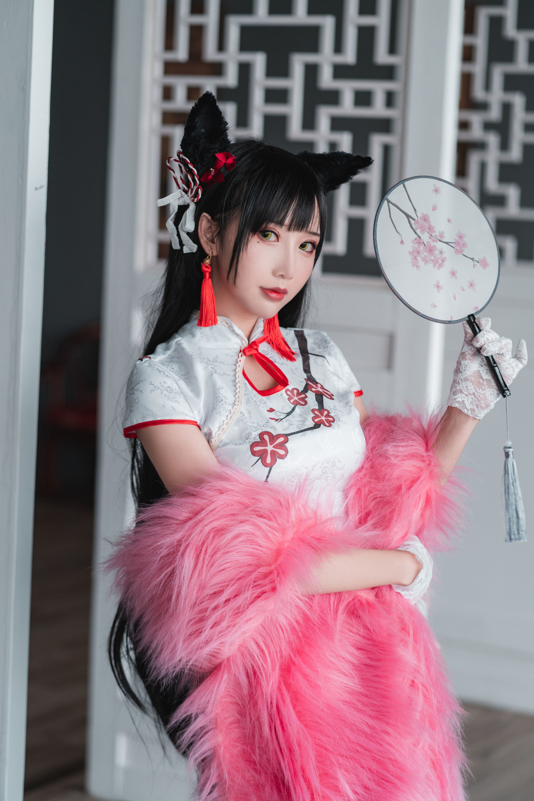 可爱人气Coser面饼仙儿 – 旗袍爱宕 [25P]