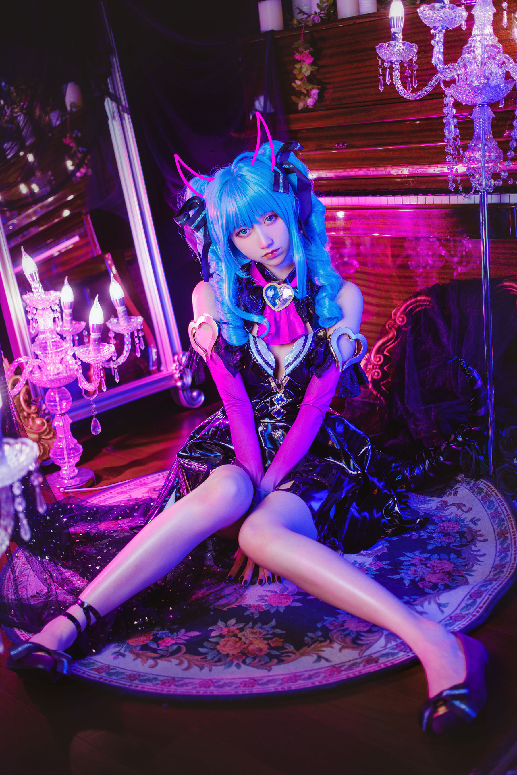 萌系小姐姐木绵绵OwO – miku小恶魔 [19P]