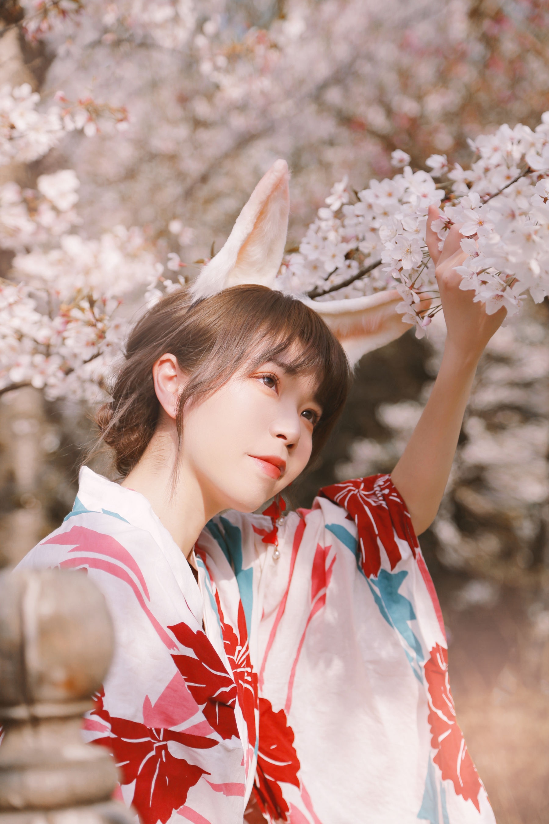 可爱妹子Fushii_海堂 – 樱花兔兔 [34P]