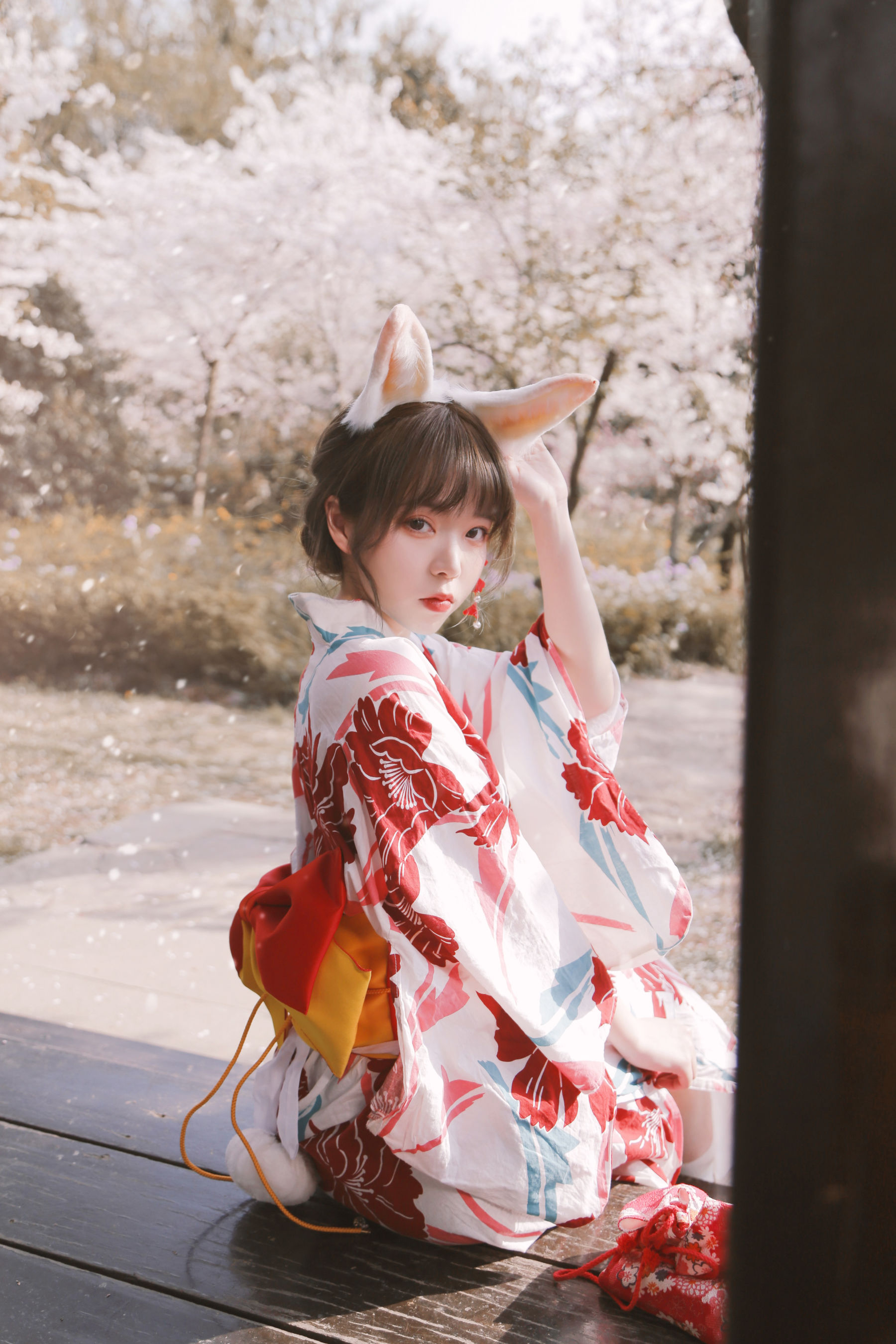 可爱妹子Fushii_海堂 – 樱花兔兔 [34P]