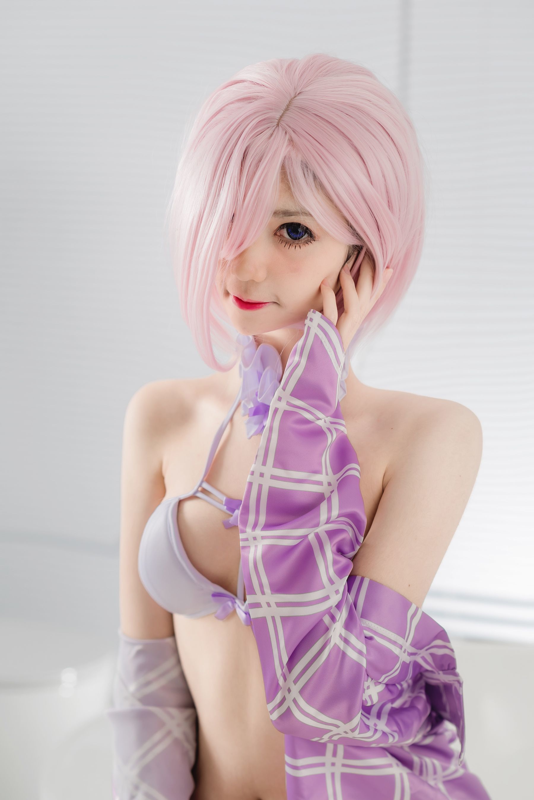 动漫博主南桃Momoko – 玛修泳衣 [16P]