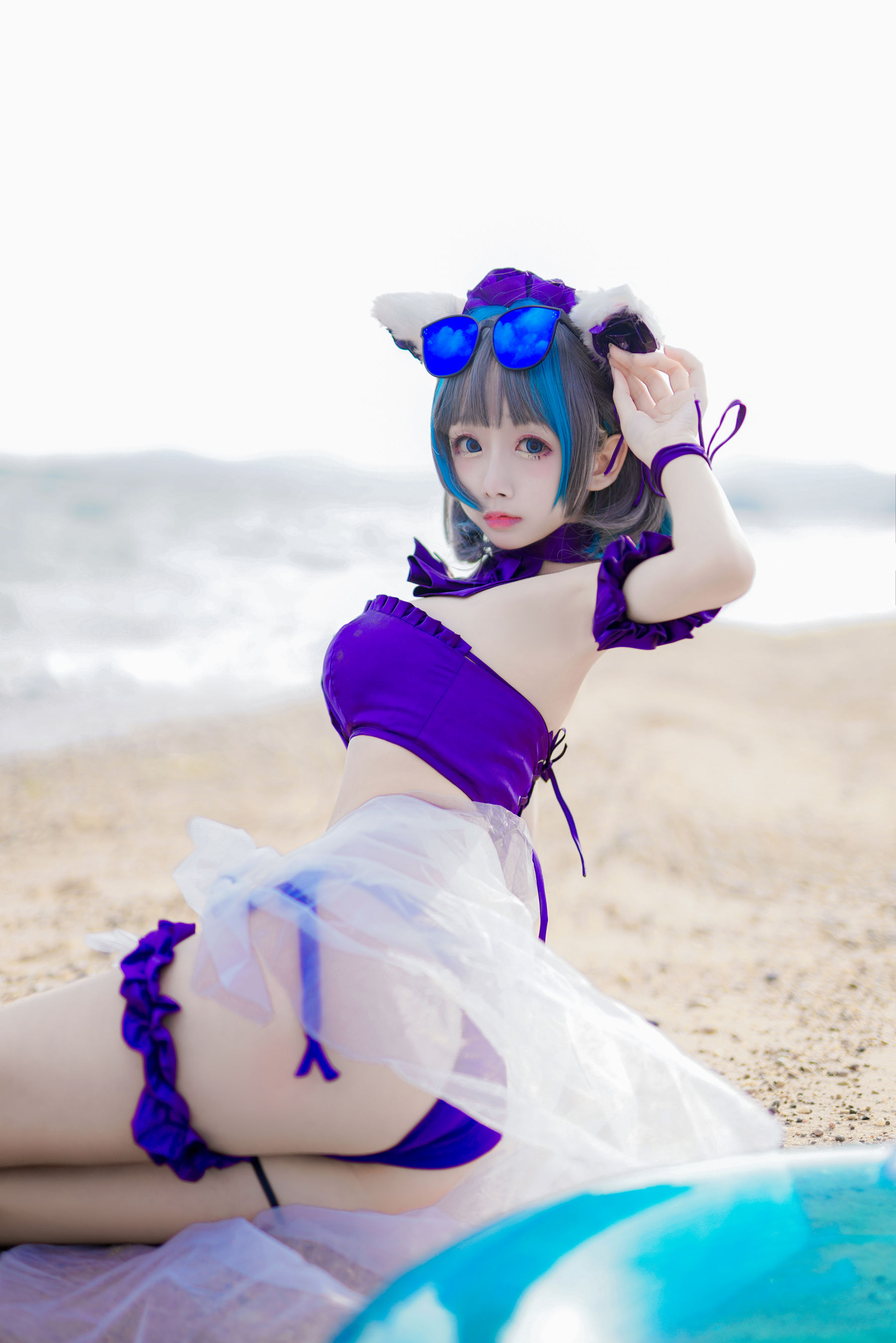 Cosplay日奈娇 – 柴郡猫泳装 [41P]