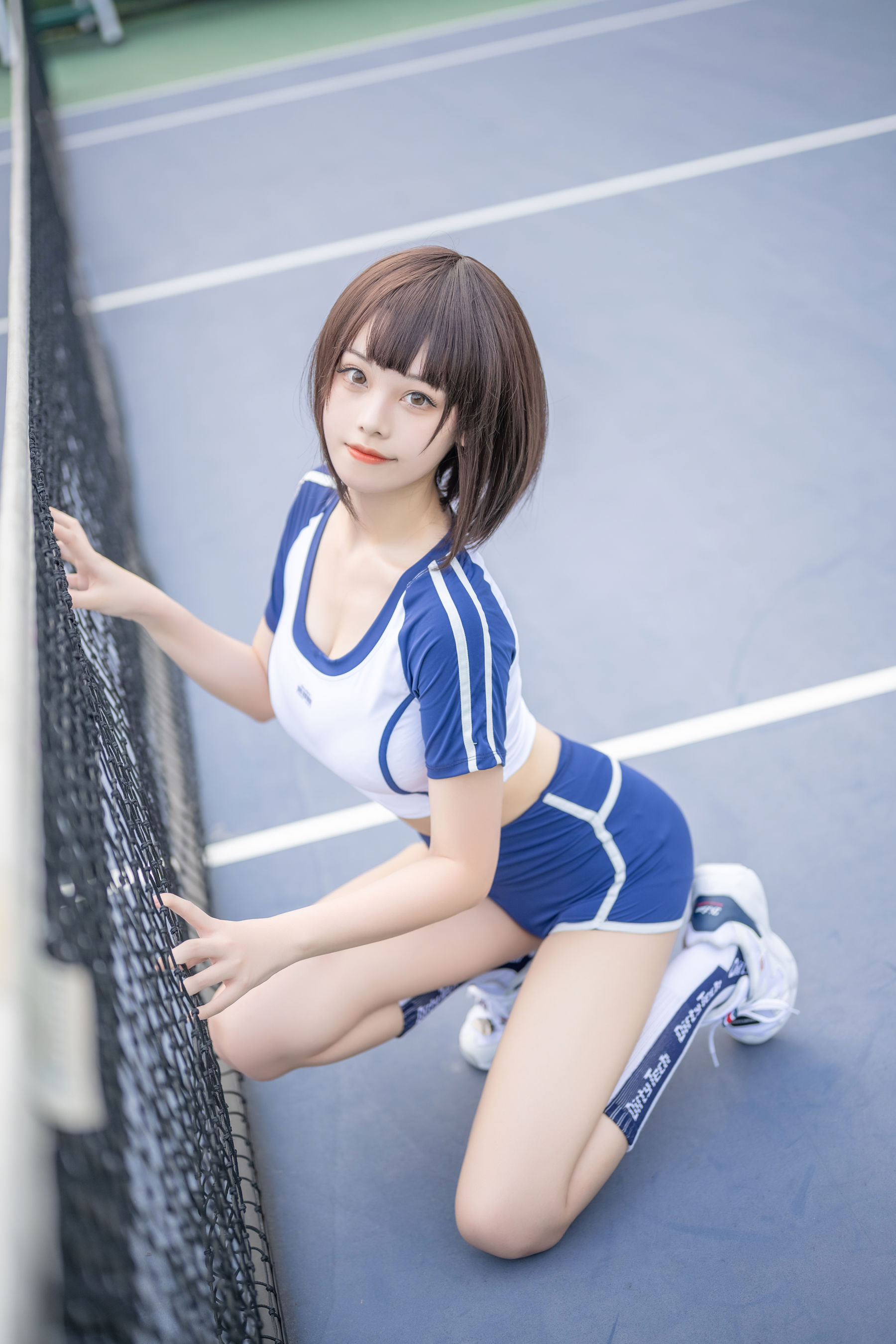 萌系小姐姐蜜汁猫裘 – 体操服 [50P]