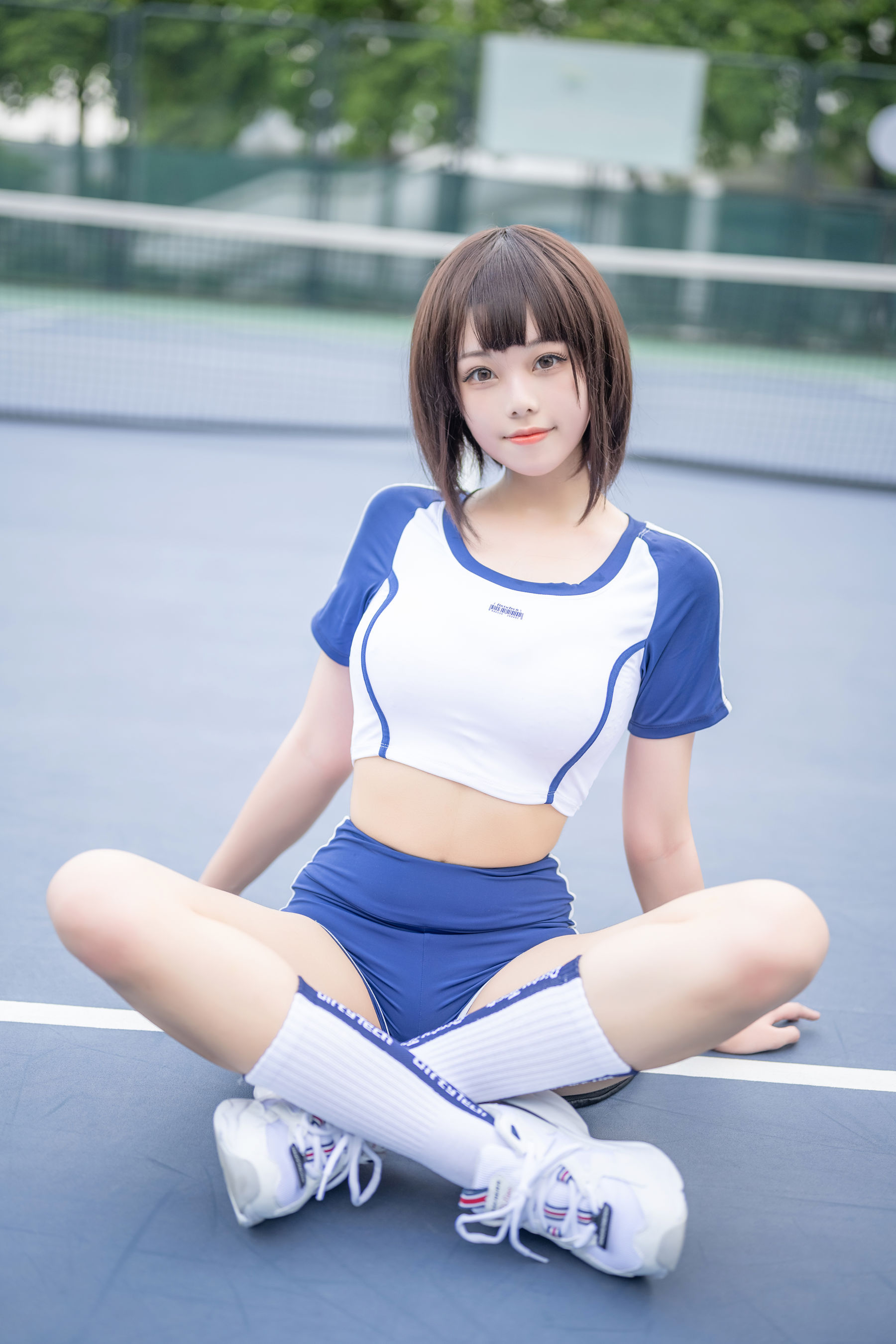 萌系小姐姐蜜汁猫裘 – 体操服 [50P]
