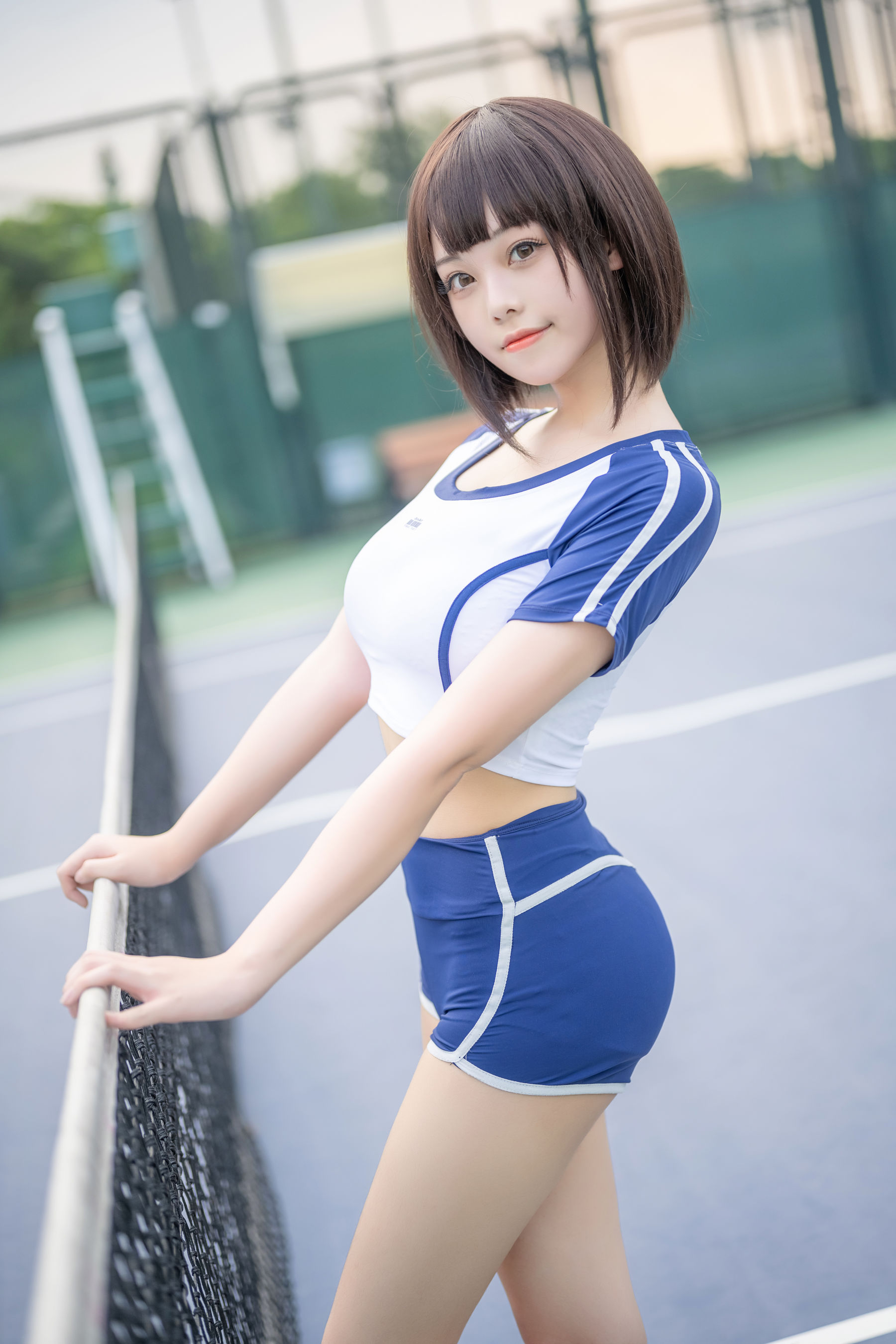 萌系小姐姐蜜汁猫裘 – 体操服 [50P]