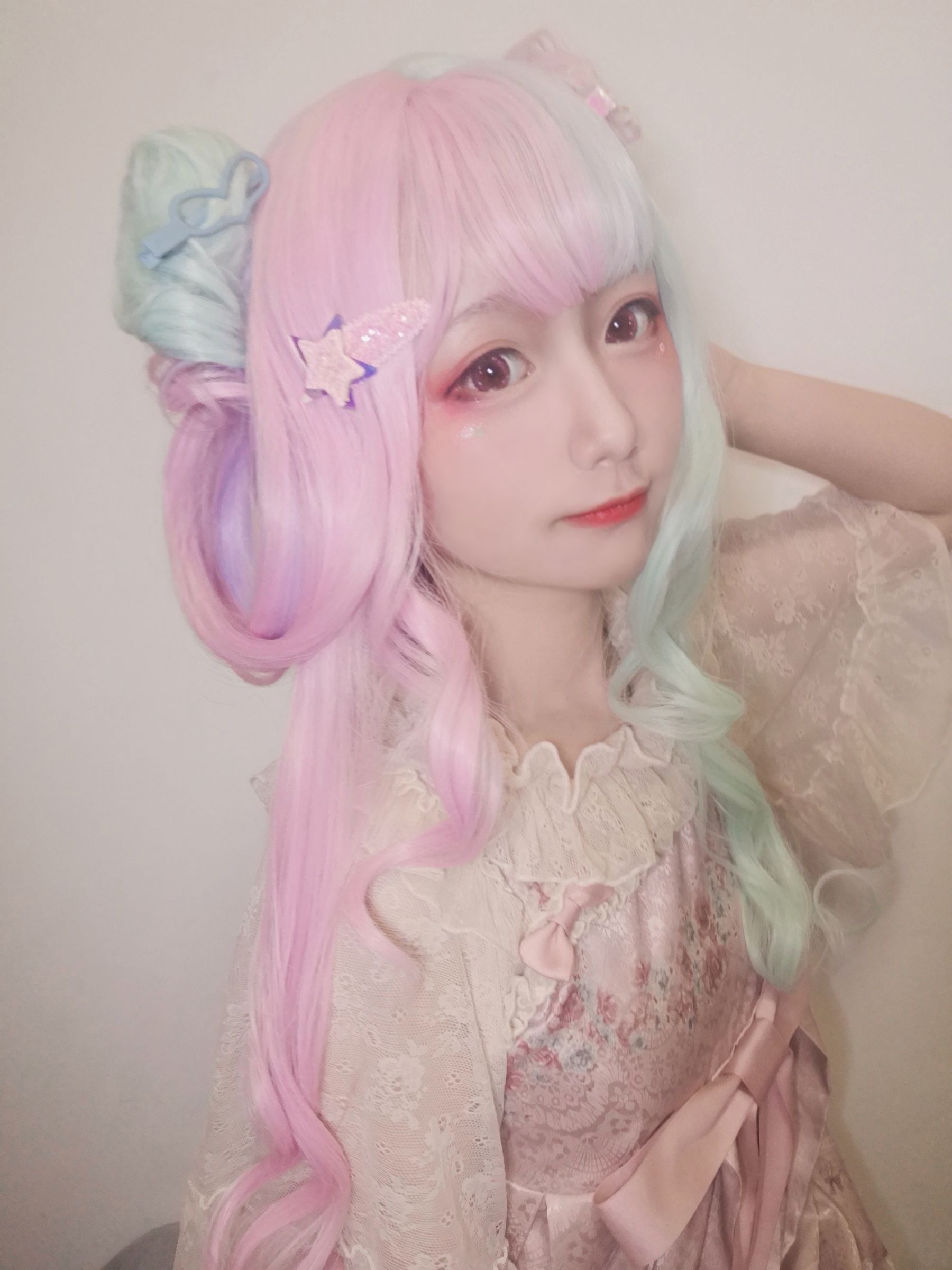 动漫博主弦音sic – lolita草莓薄荷冰淇淋 [7P]
