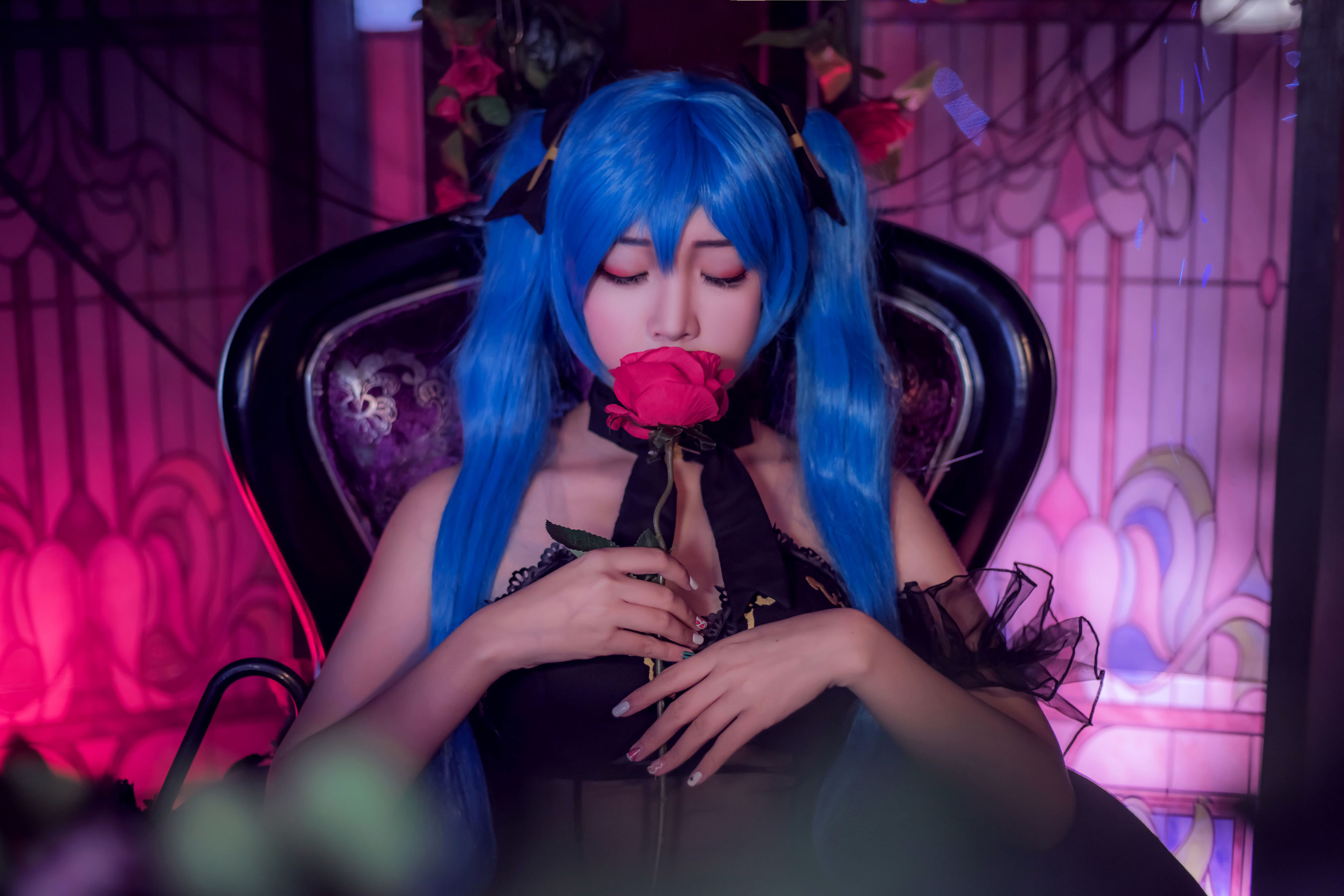 [Cosplay写真] 人气Coser二佐Nisa – 初音 [29P]