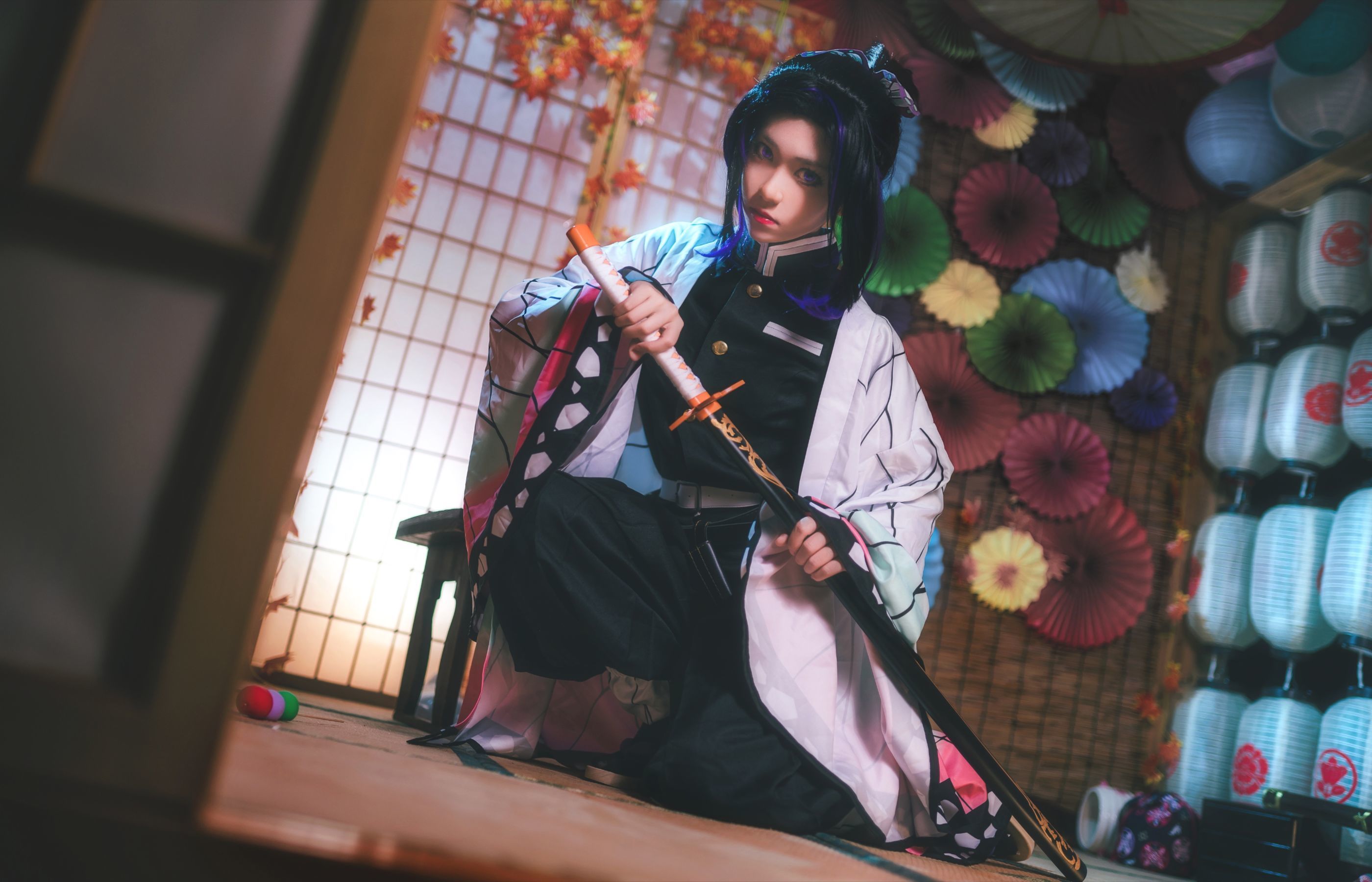 动漫博主南桃Momoko – 蝴蝶忍队服 [14P]