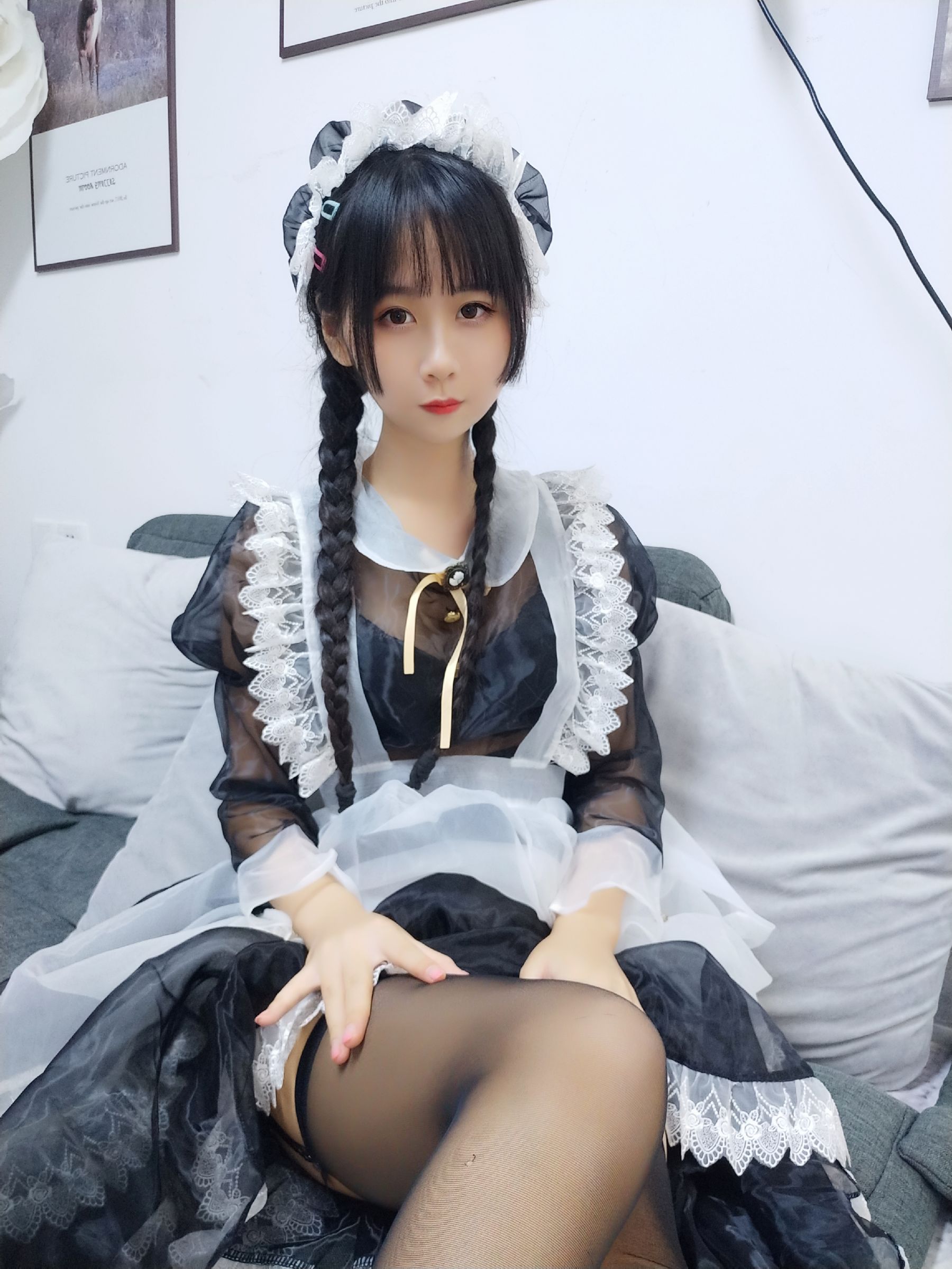阳光美少女萌芽儿o0 透明女仆 [26P]