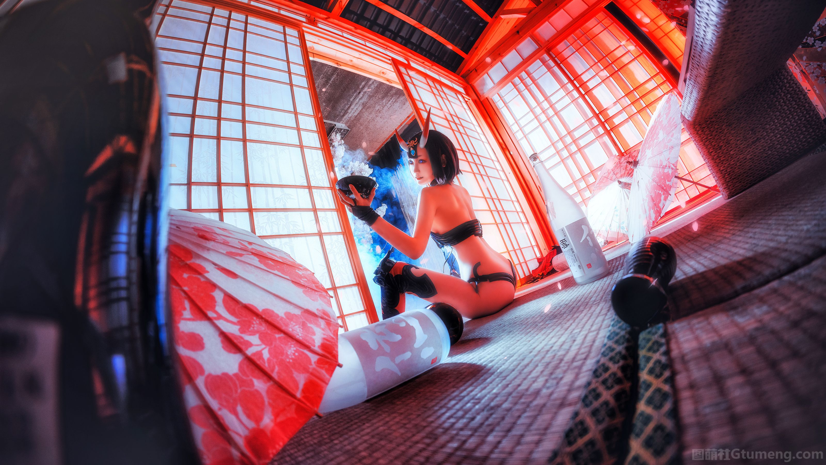 COS少女星野咪兔 – 酒吞童子 [34P]