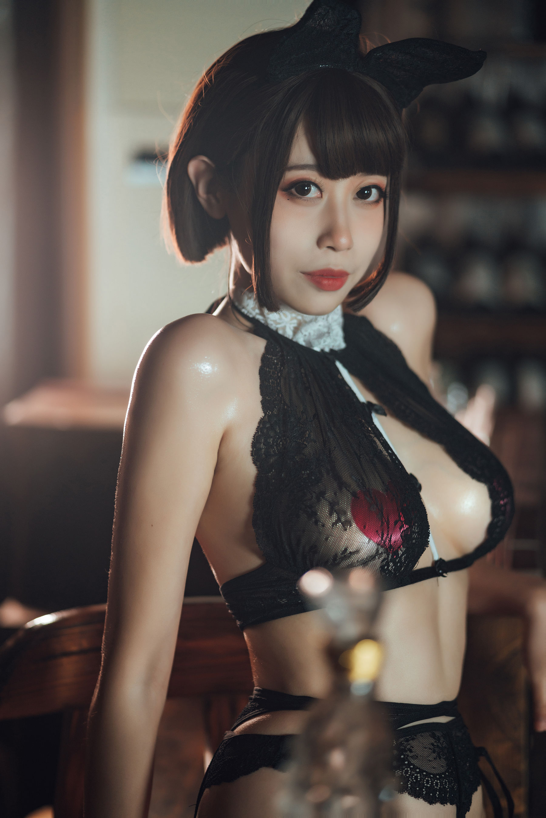 萌妹奈汐酱nice 酒吧老板娘 [18P]