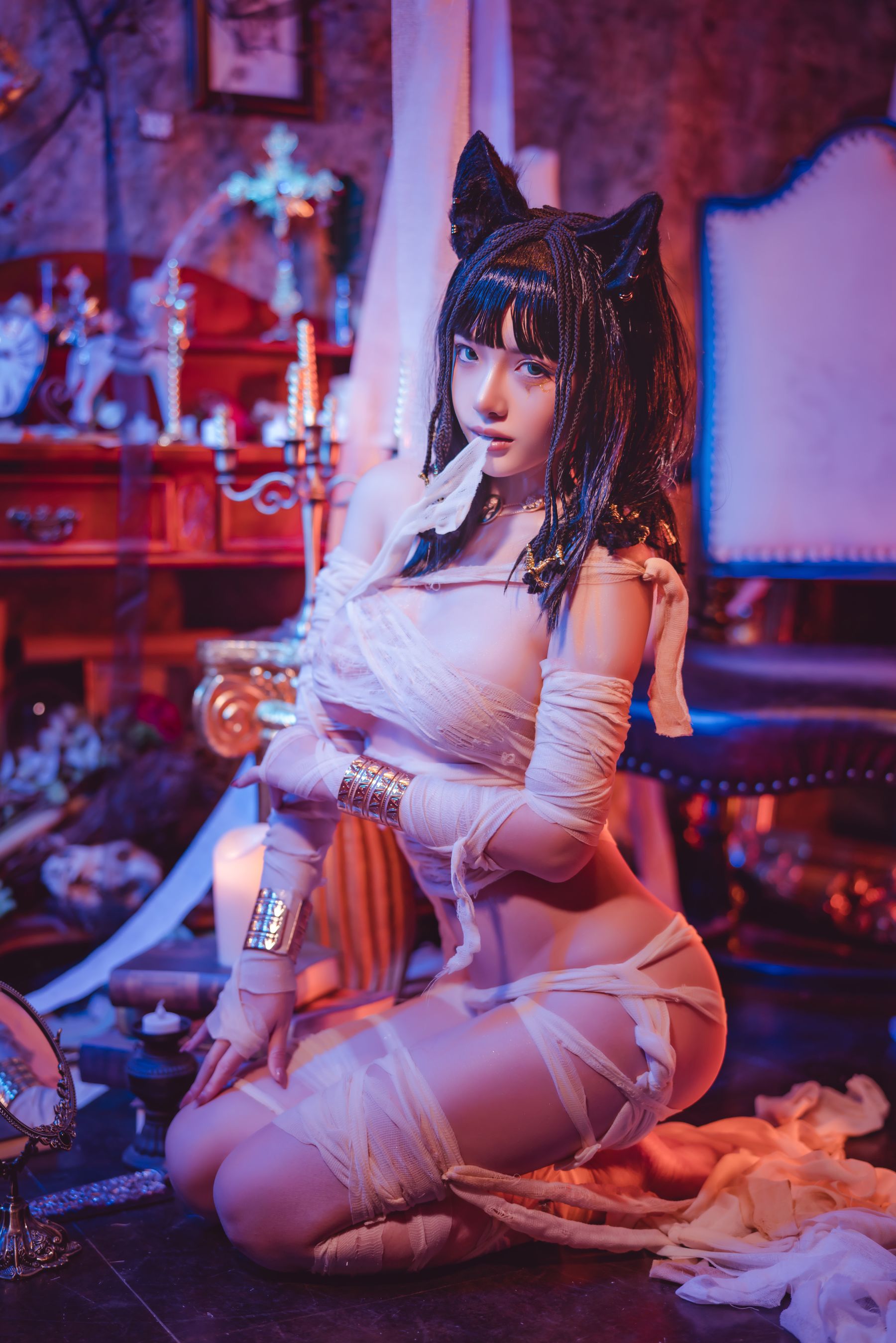 动漫博主雯妹 – 木乃伊 [36P]