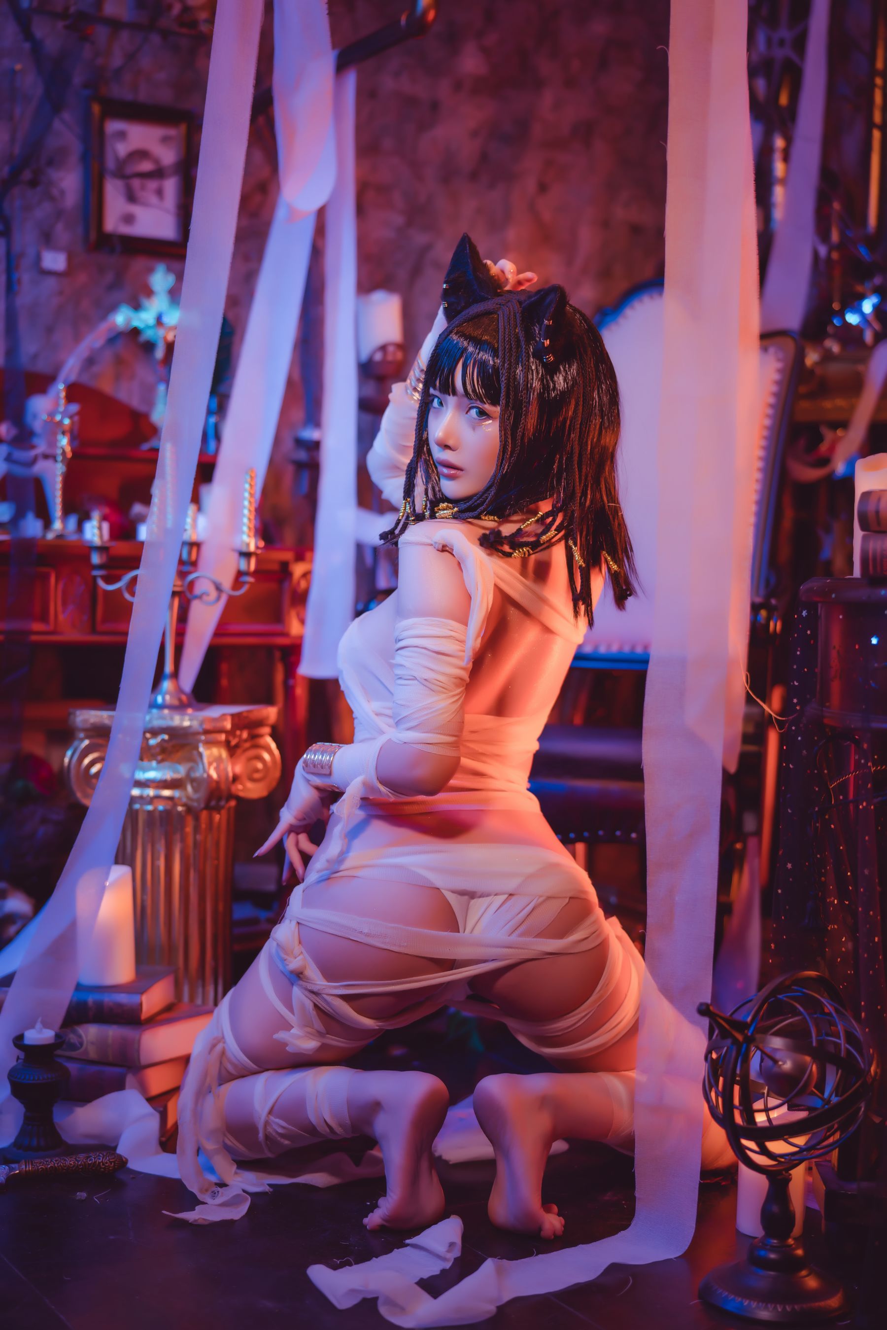 动漫博主雯妹 – 木乃伊 [36P]