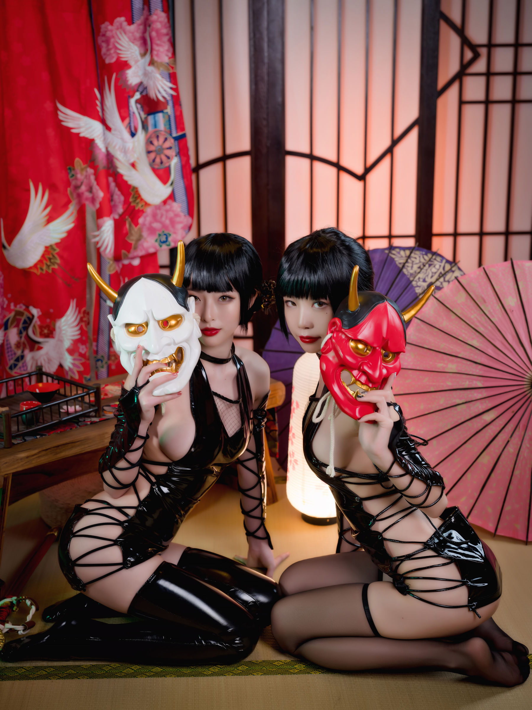 动漫博主水淼aqua&清水由乃 忍者双人 [31P]