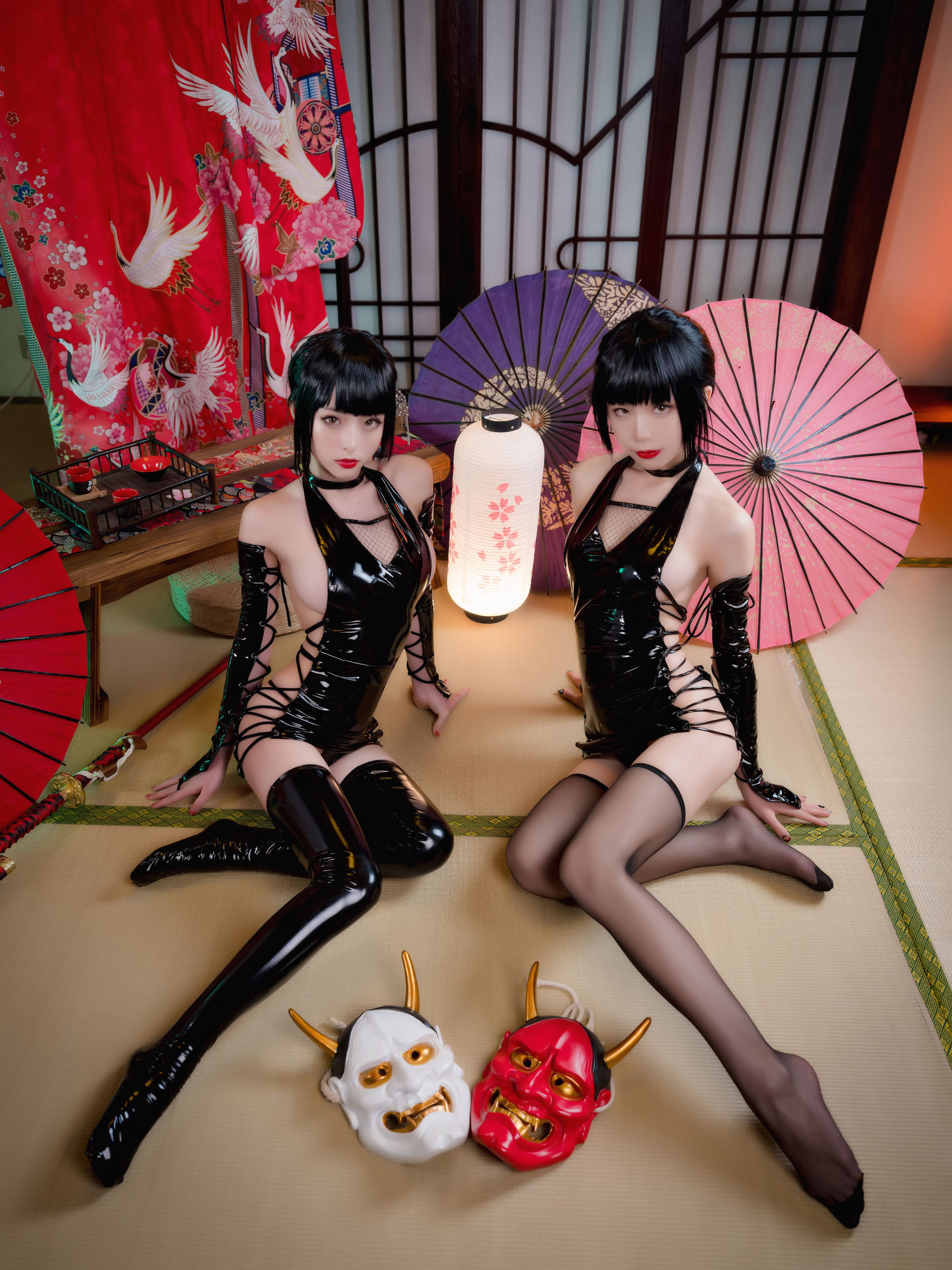 动漫博主水淼aqua&清水由乃 忍者双人 [31P]