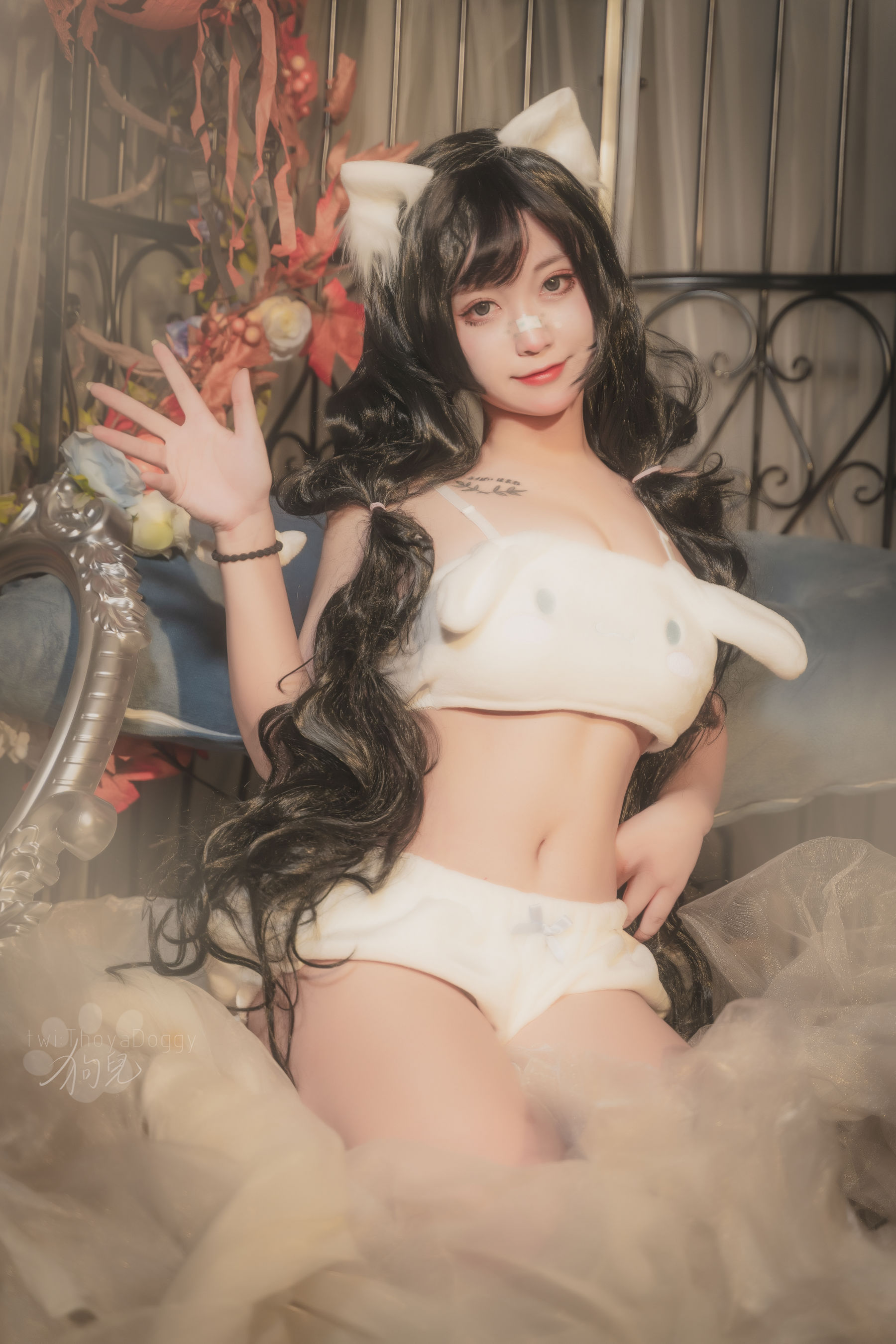奇行家狗崽(棕桠阿狗崽) – 玉桂狗睡衣 [18P]