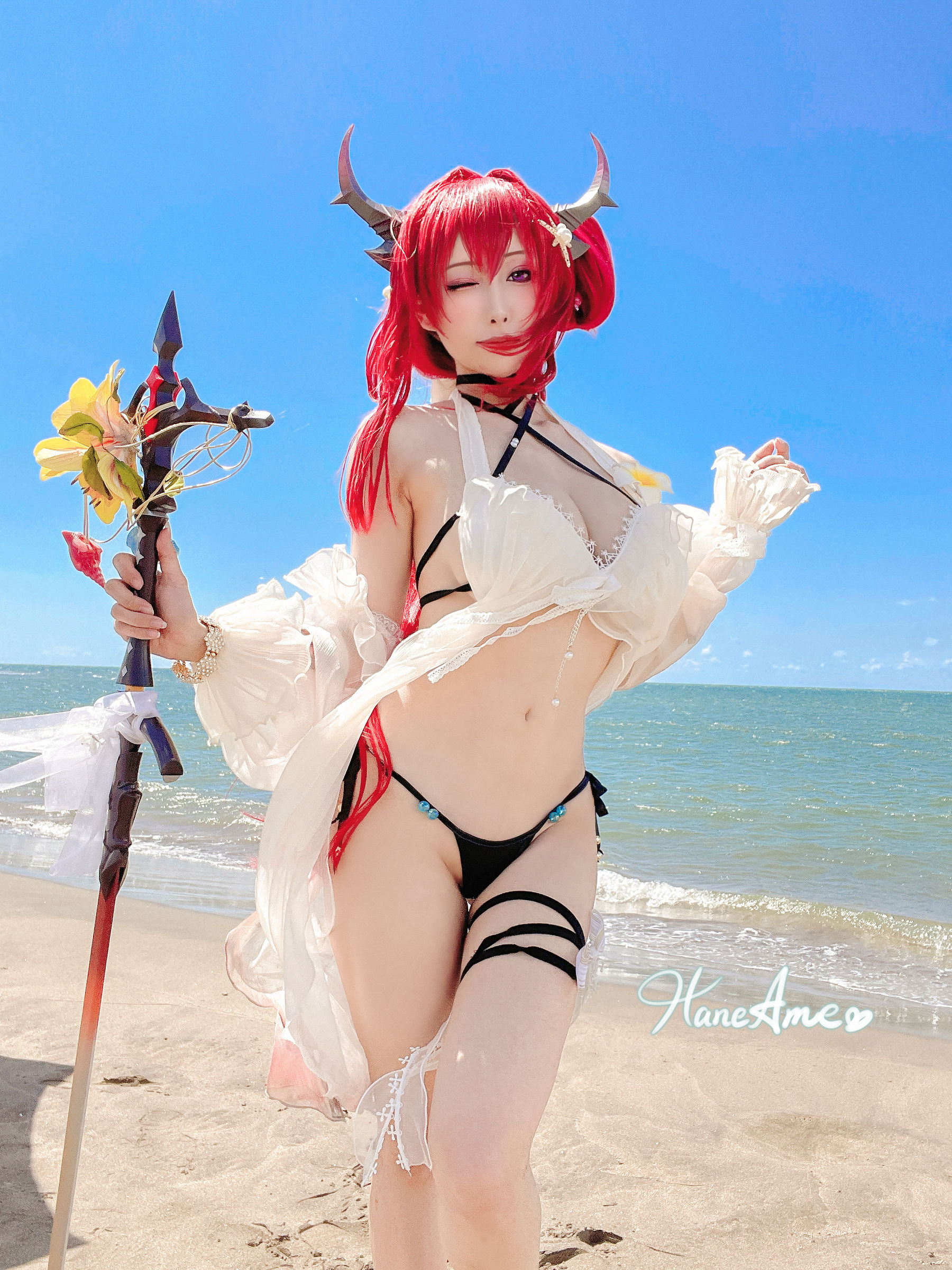 Hane Ame 雨波 – Arknights Surtr 泳裝 [38P]