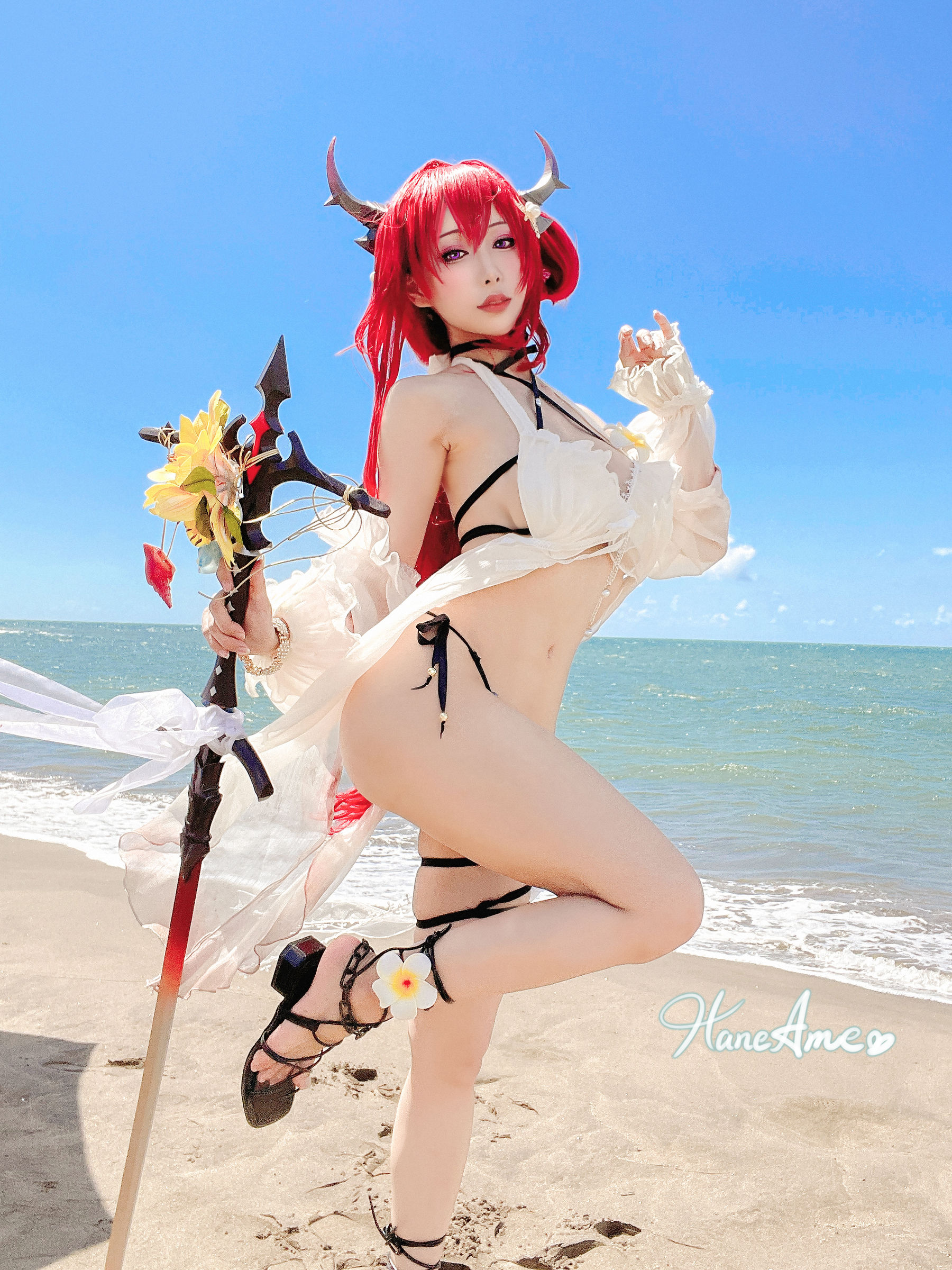 Hane Ame 雨波 – Arknights Surtr 泳裝 [38P]