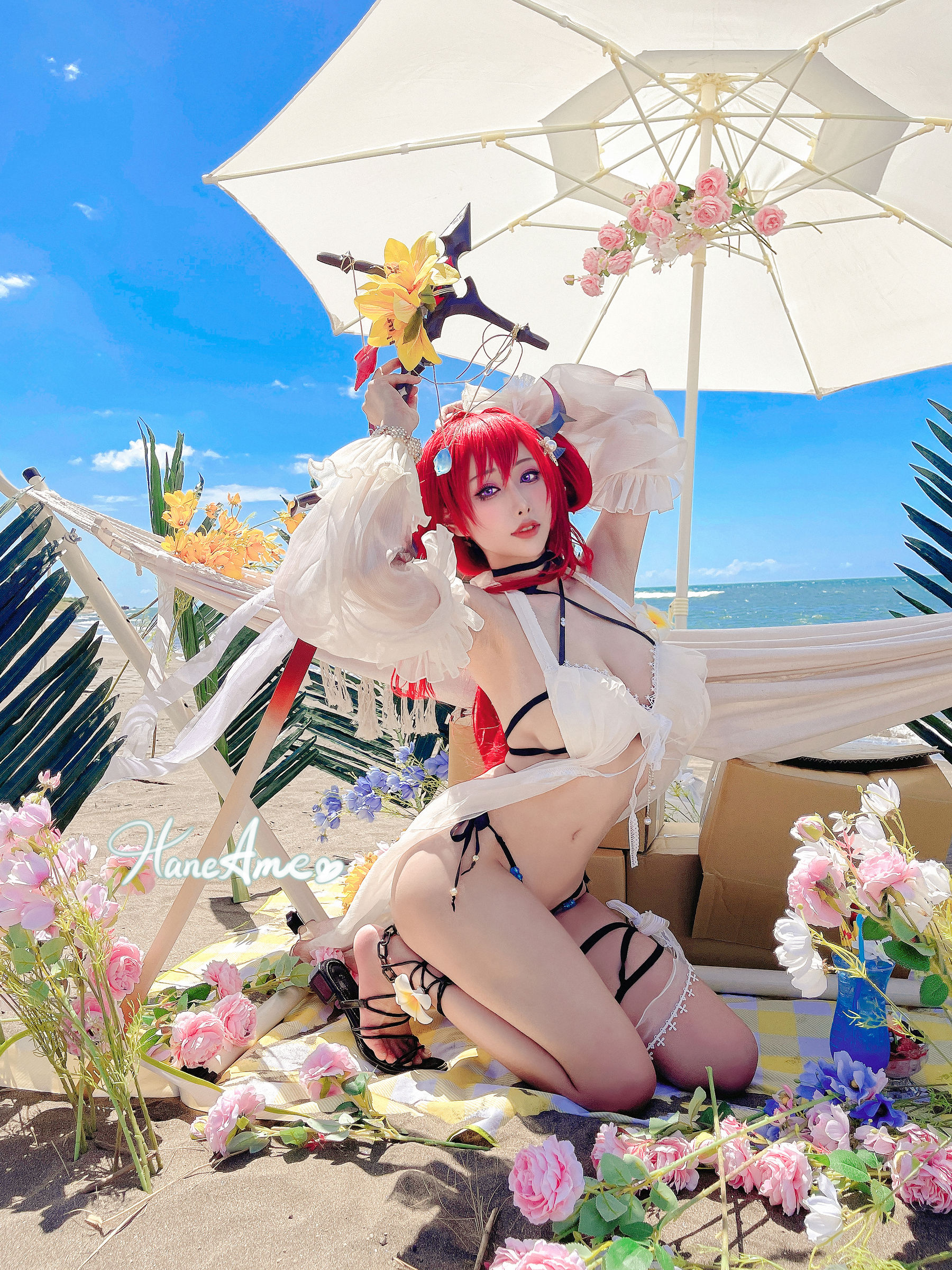 Hane Ame 雨波 – Arknights Surtr 泳裝 [38P]