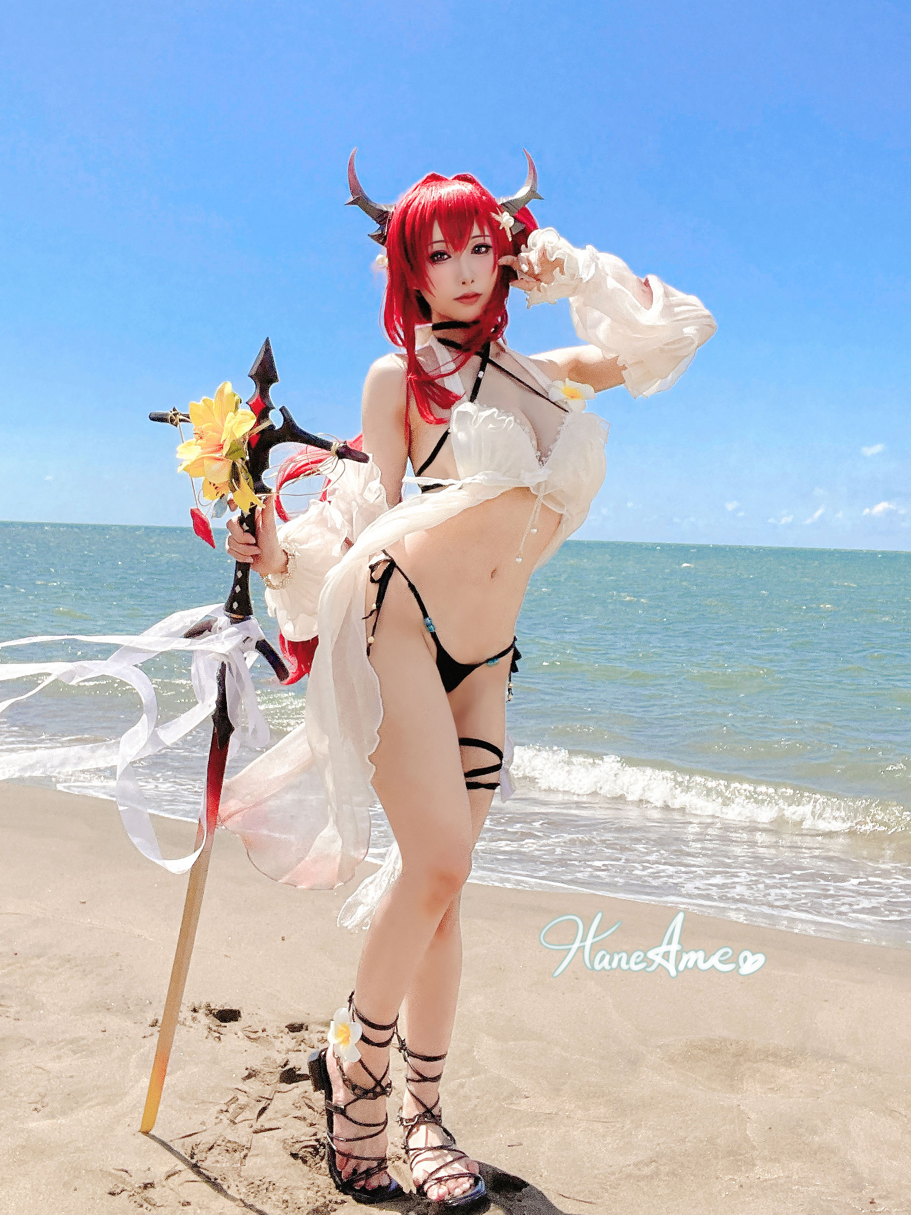Hane Ame 雨波 – Arknights Surtr 泳裝 [38P]