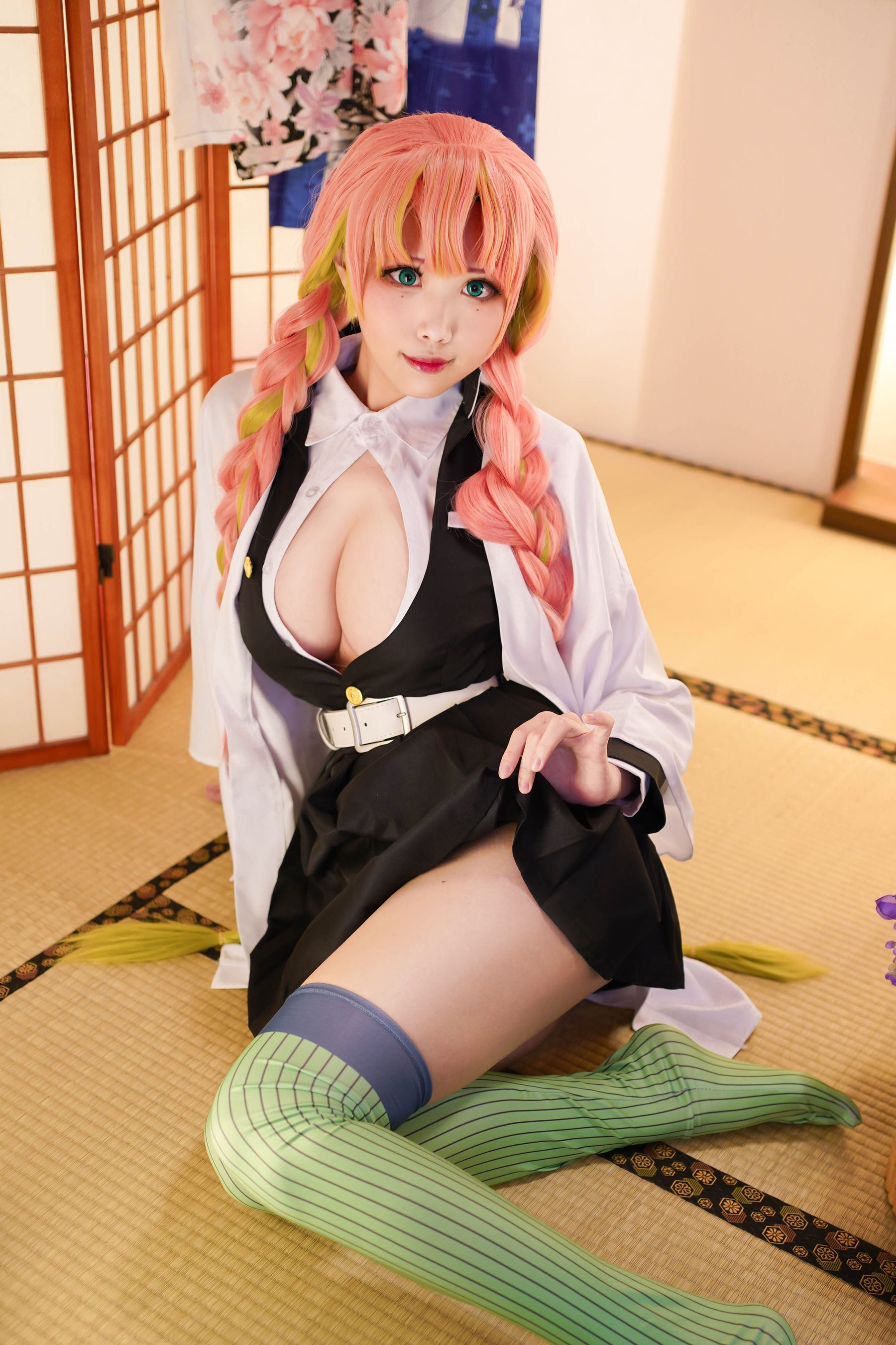 [Cosplay写真] Coser萱-KaYa – 鬼灭之刃 甘露寺 [35P]