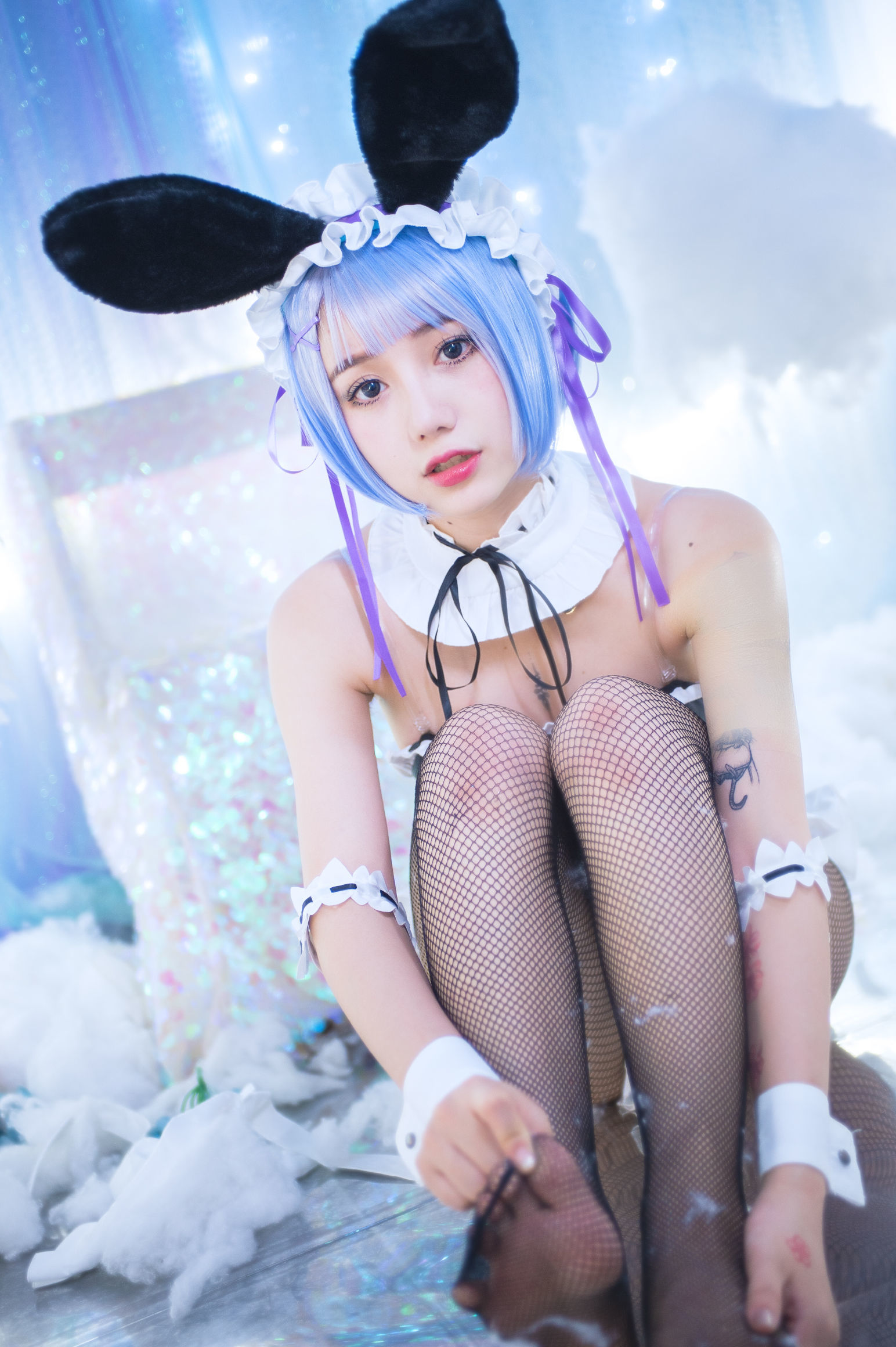 [萝莉COS] 洛丽塔大哥 – 蕾姆兔女郎 [17P]