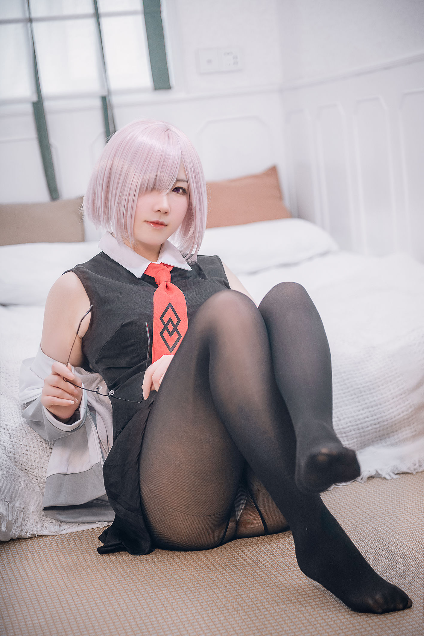 微肉感萌妹是本末末 – 玛修常服＆猫咪下着 [40P]