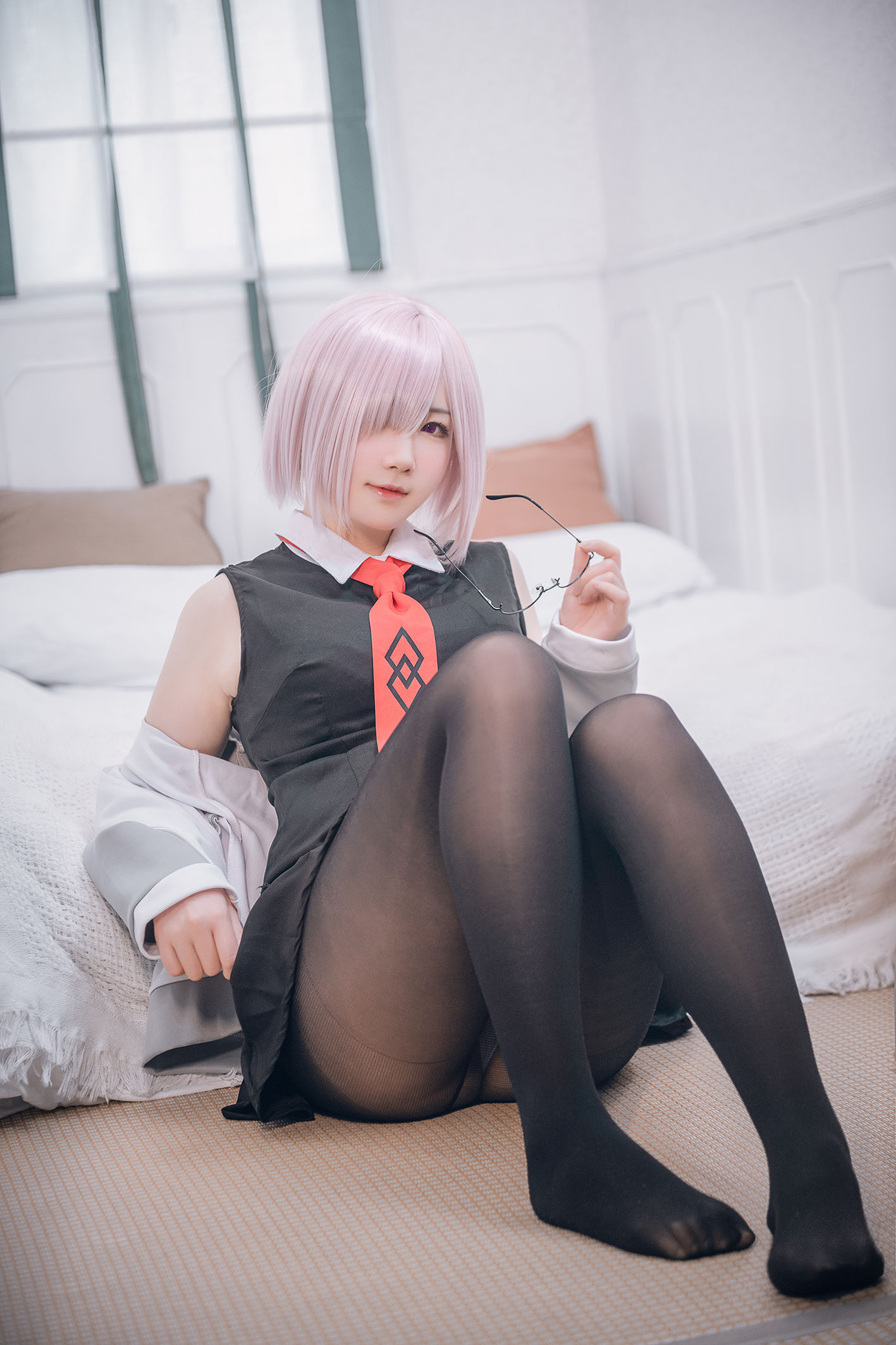 微肉感萌妹是本末末 – 玛修常服＆猫咪下着 [40P]