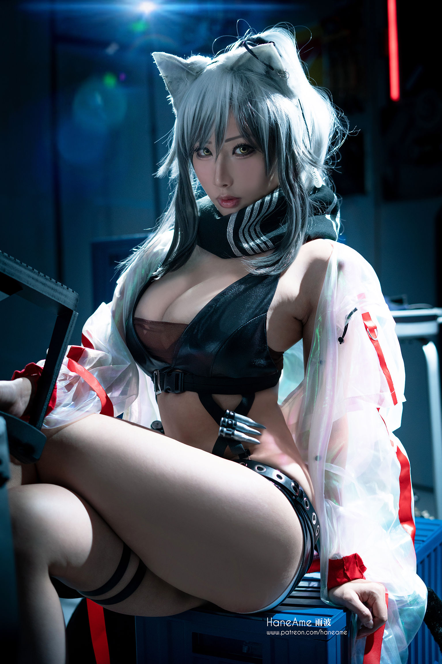 Hane Ame 雨波写真 – 明日方舟黑 [11P]