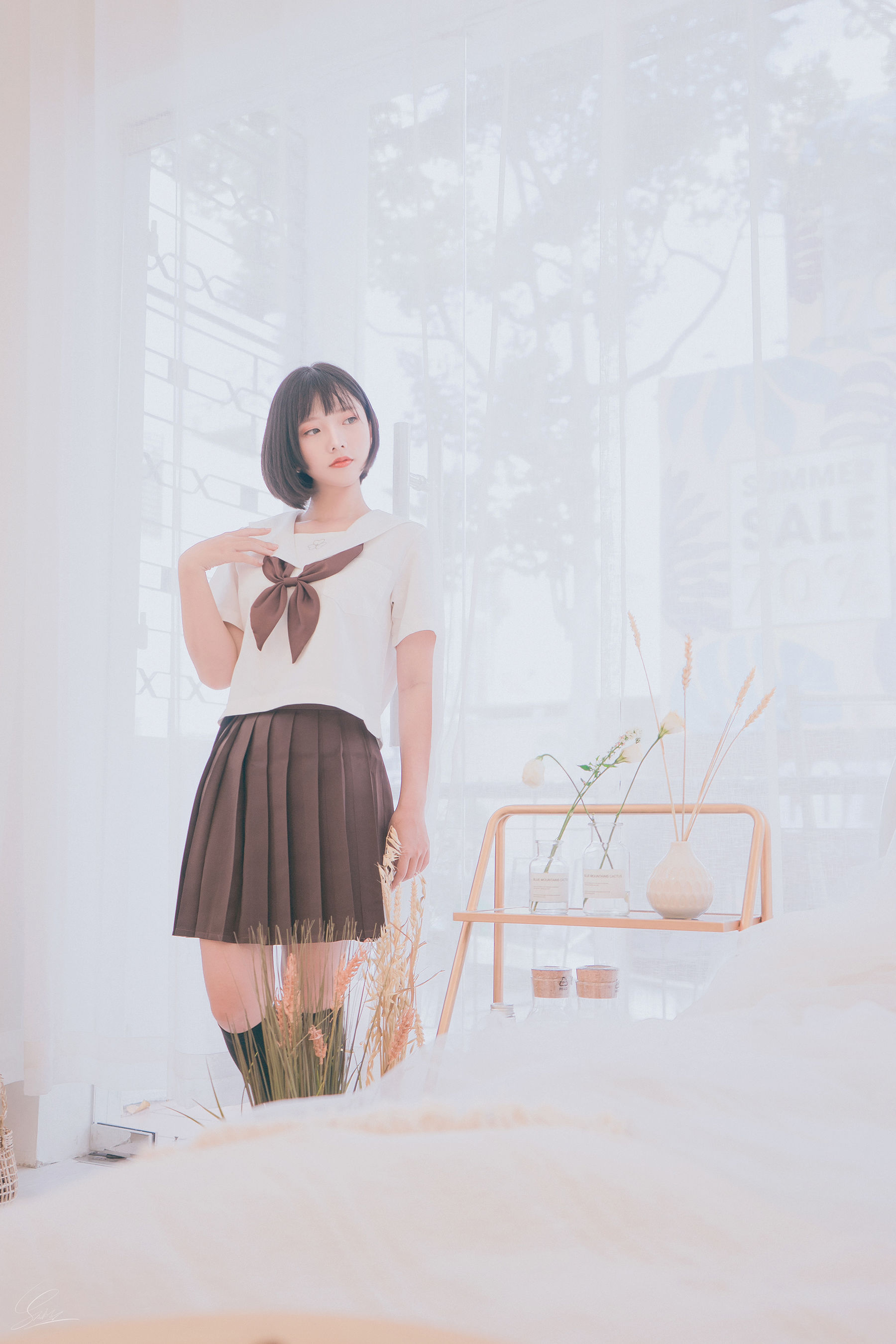 [Cosplay写真] Messie Huang – Birthday Seifuku [20P]