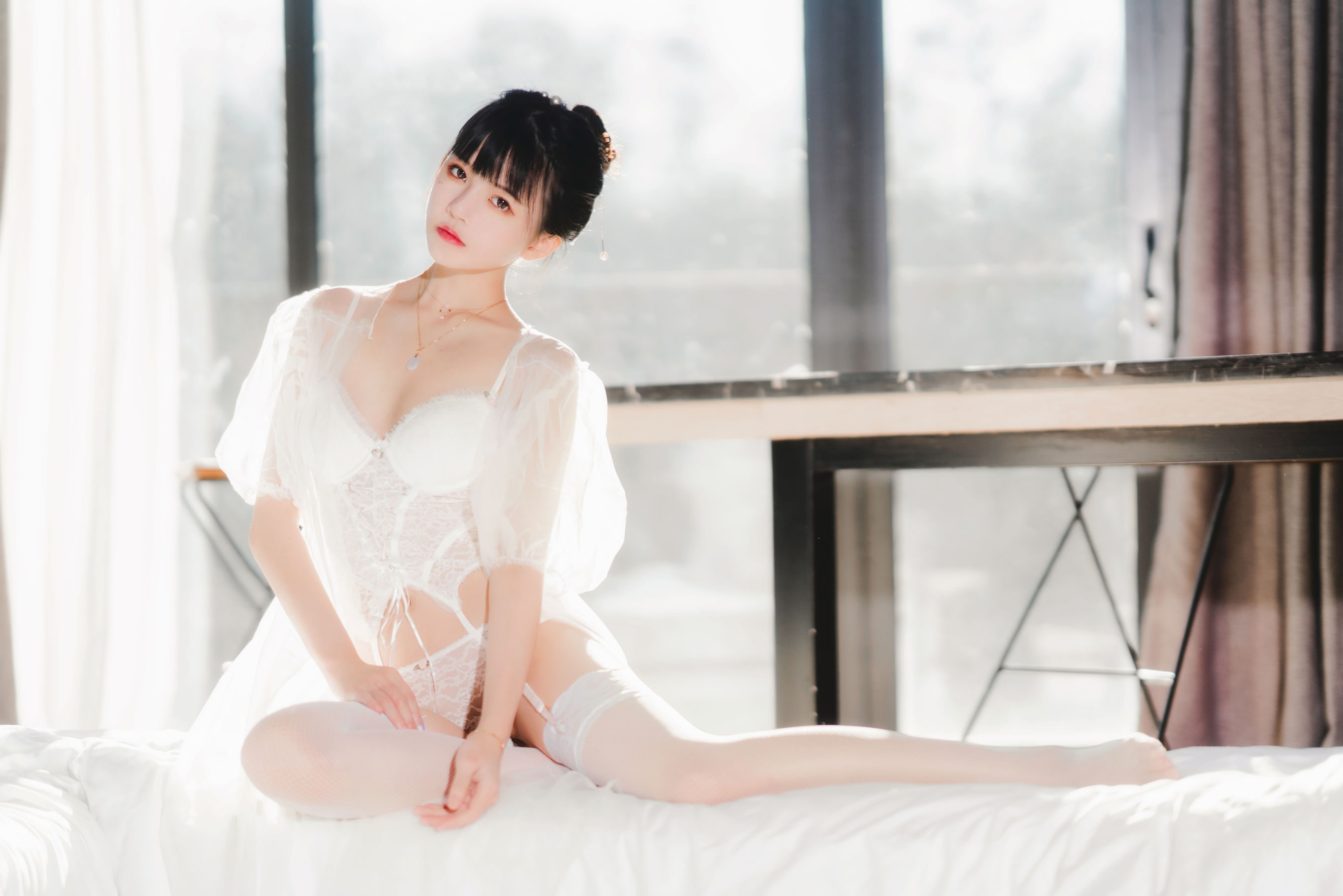 桜桃喵 – 白纱糖01 [35P]