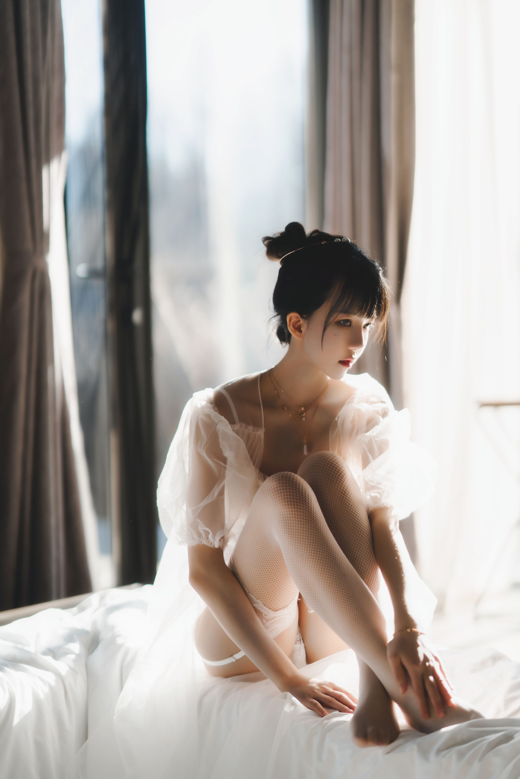 桜桃喵 – 白纱糖01 [35P]