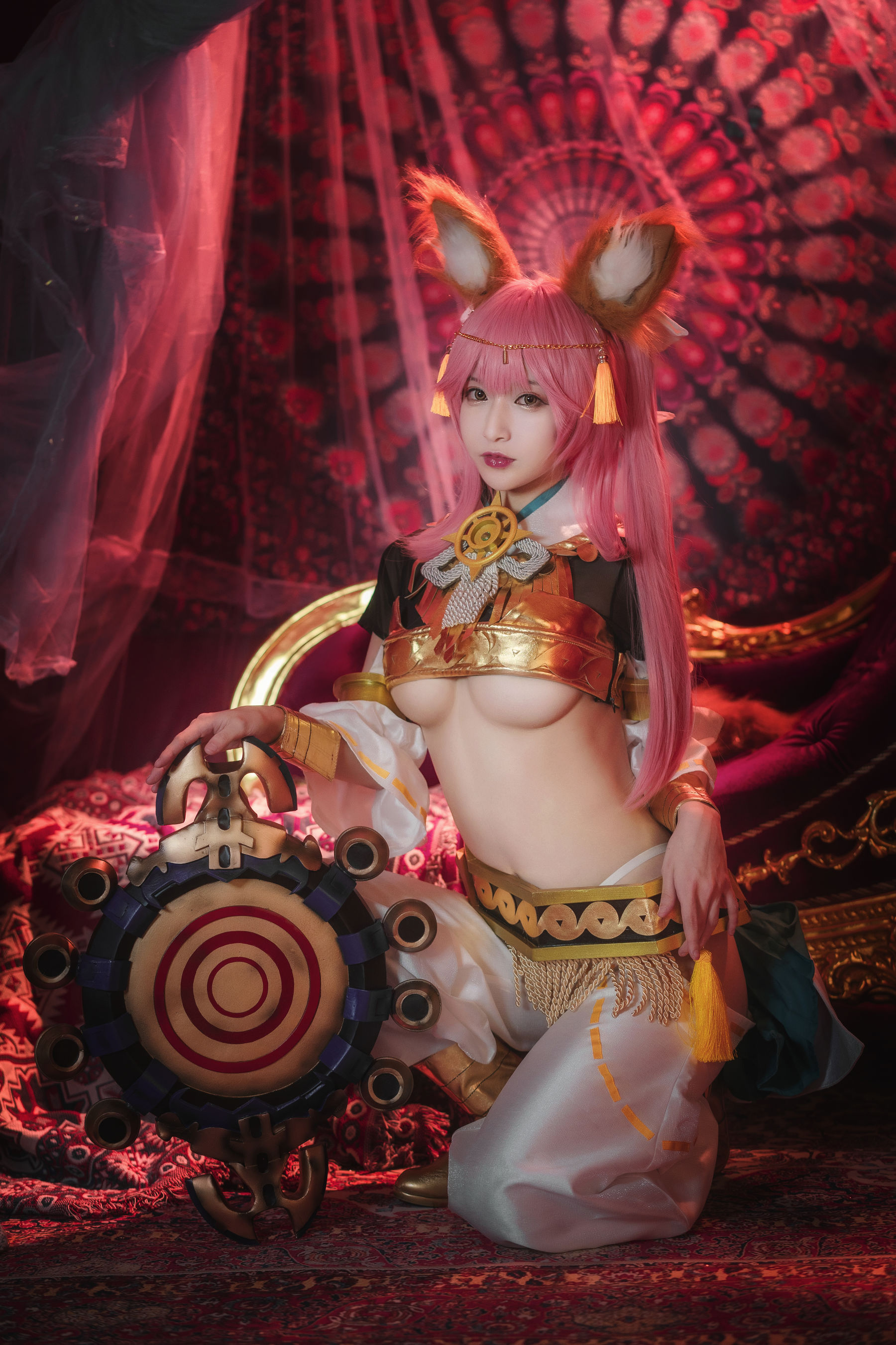 [Cosplay写真] 动漫博主铁板烧鬼舞w – 玉藻前 神话 [20P]