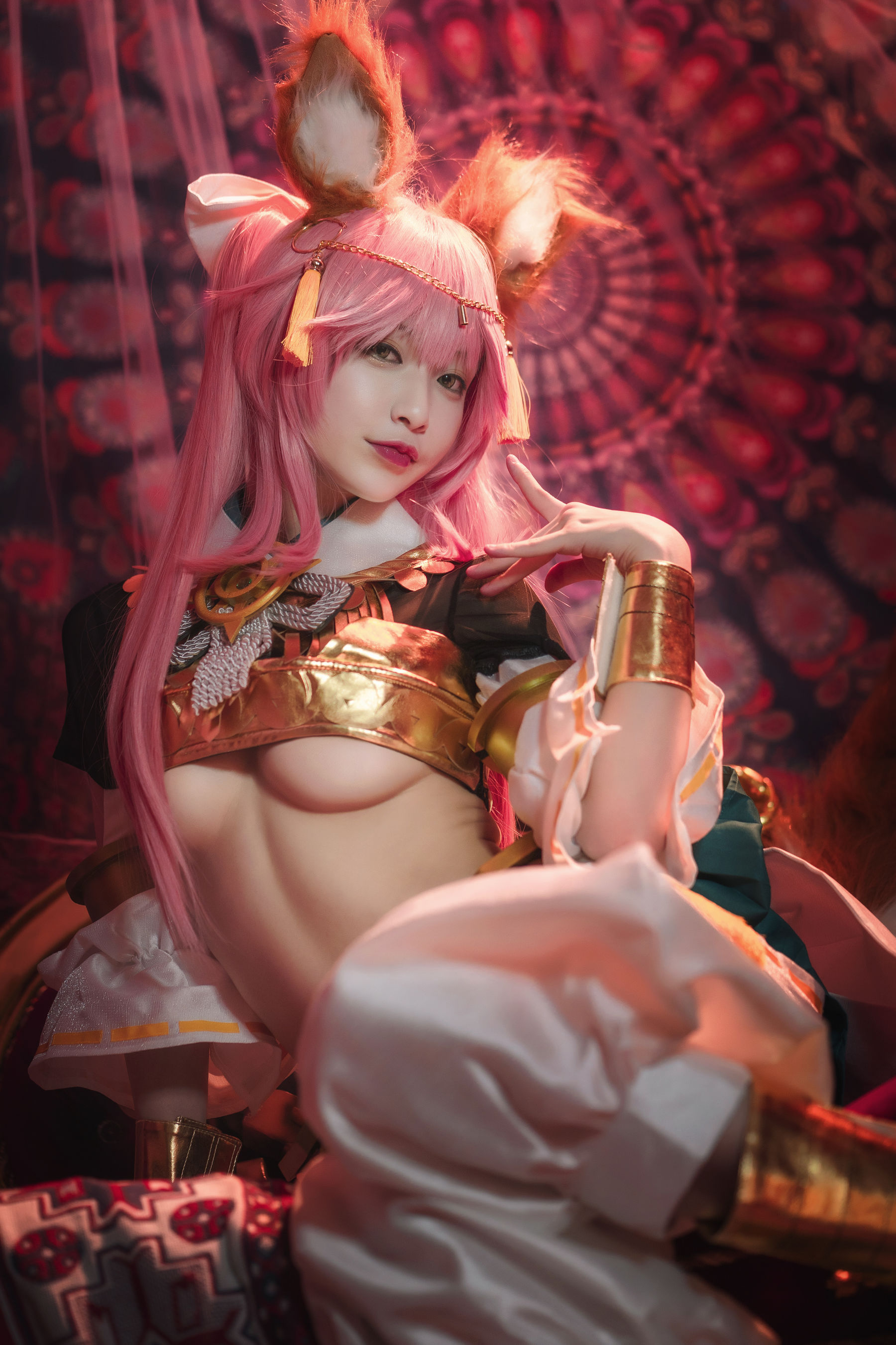 [Cosplay写真] 动漫博主铁板烧鬼舞w – 玉藻前 神话 [20P]