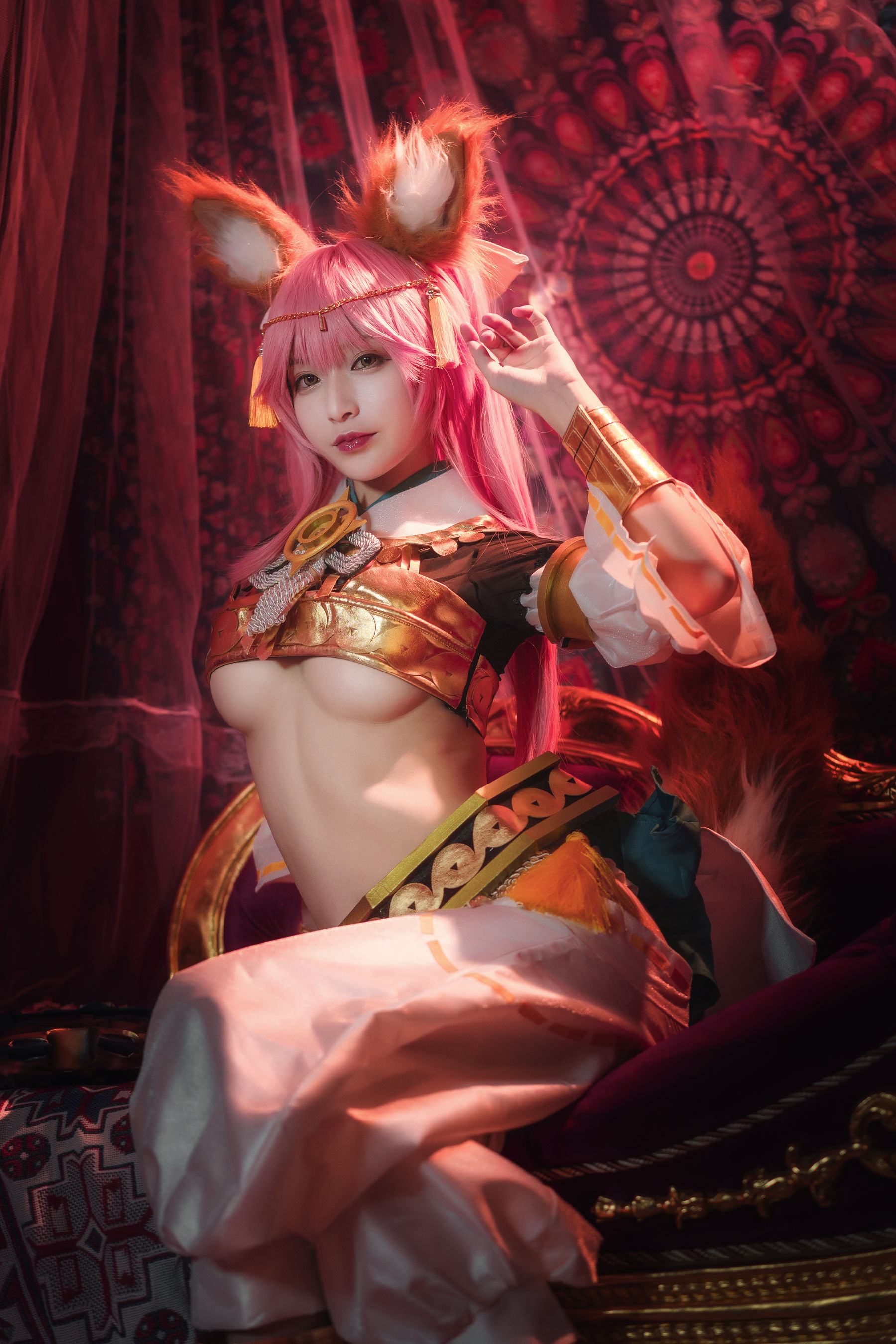 [Cosplay写真] 动漫博主铁板烧鬼舞w – 玉藻前 神话 [20P]