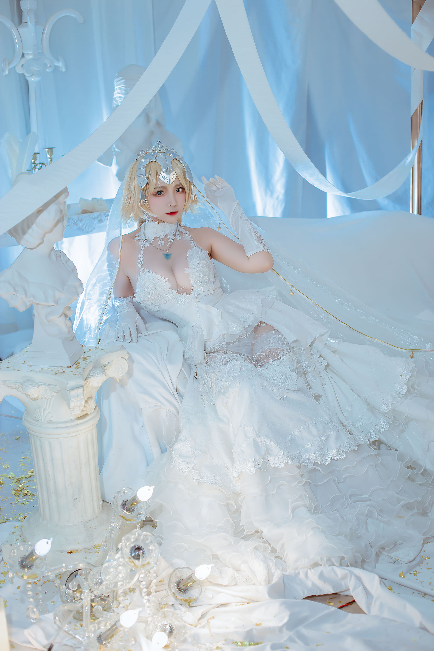 人气Coser二佐Nisa – fate贞德花嫁 [12P]