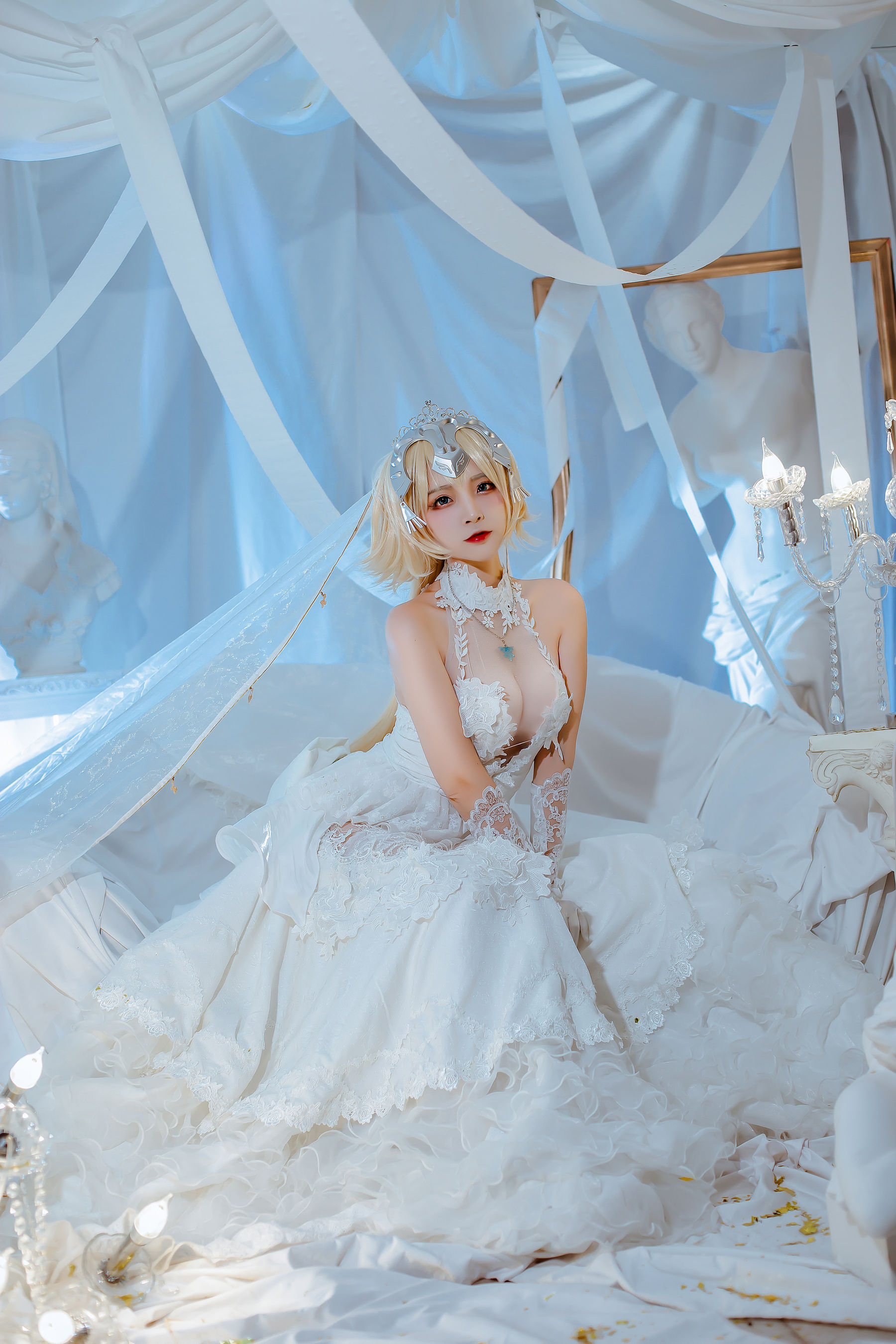 人气Coser二佐Nisa – fate贞德花嫁 [12P]