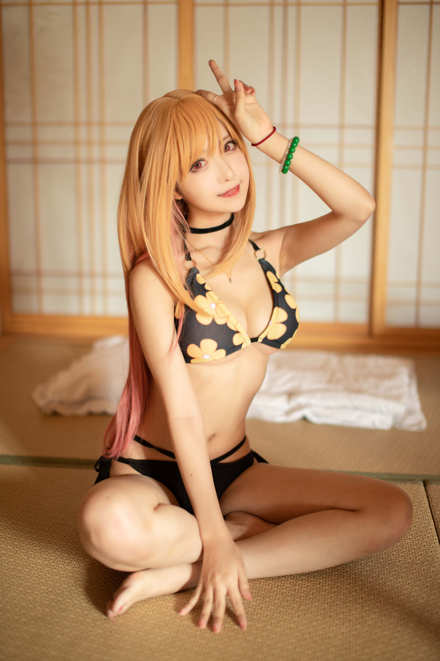 Shika小鹿鹿 – 喜多川海梦泳装 [42P]